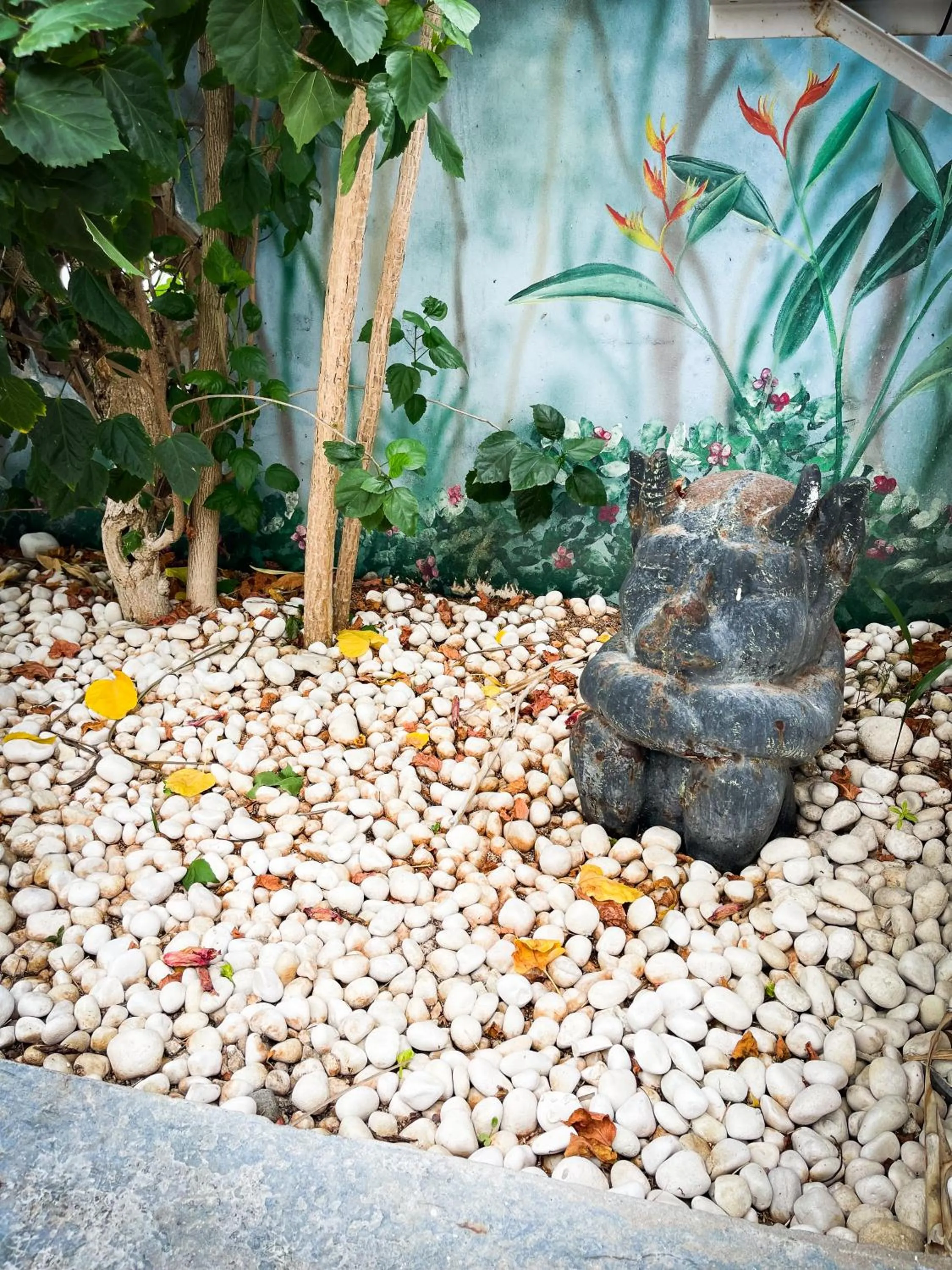 Decorative detail in At Wind Chimes Boutique Hotel