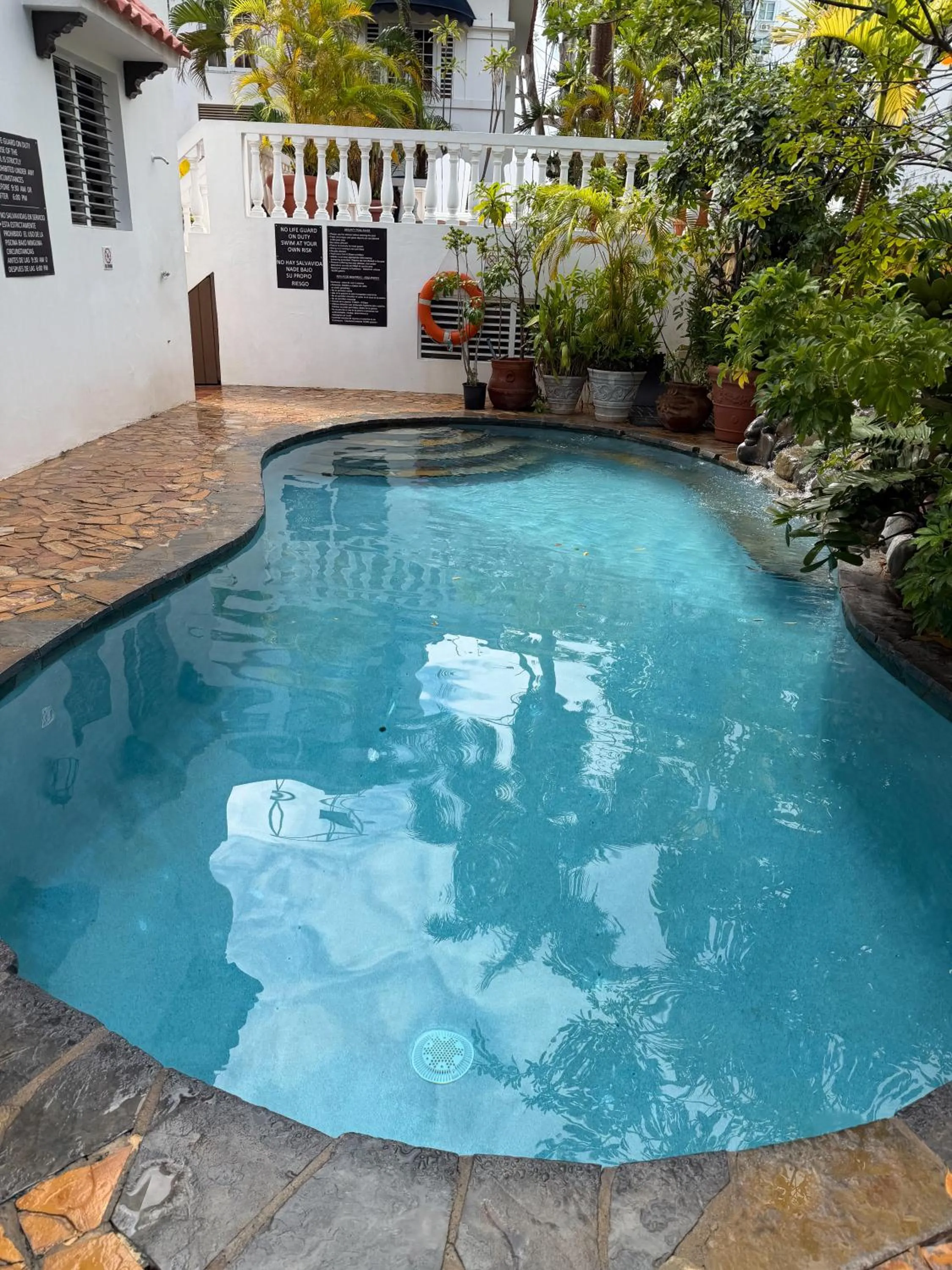 Swimming pool in At Wind Chimes Boutique Hotel