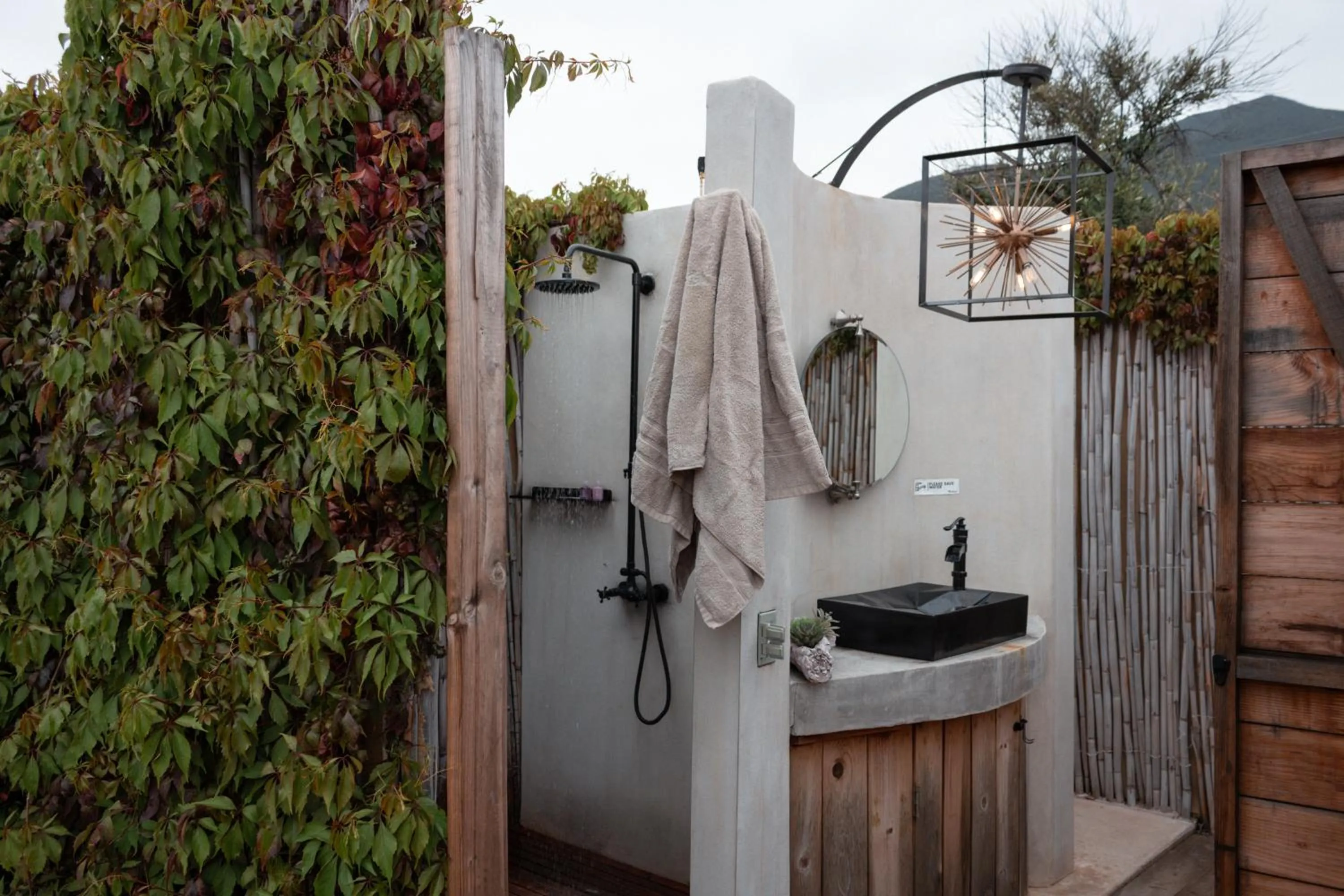 Bathroom in Glamping Valle de Guadalupe with Private Bathrooms by YUMA Resort