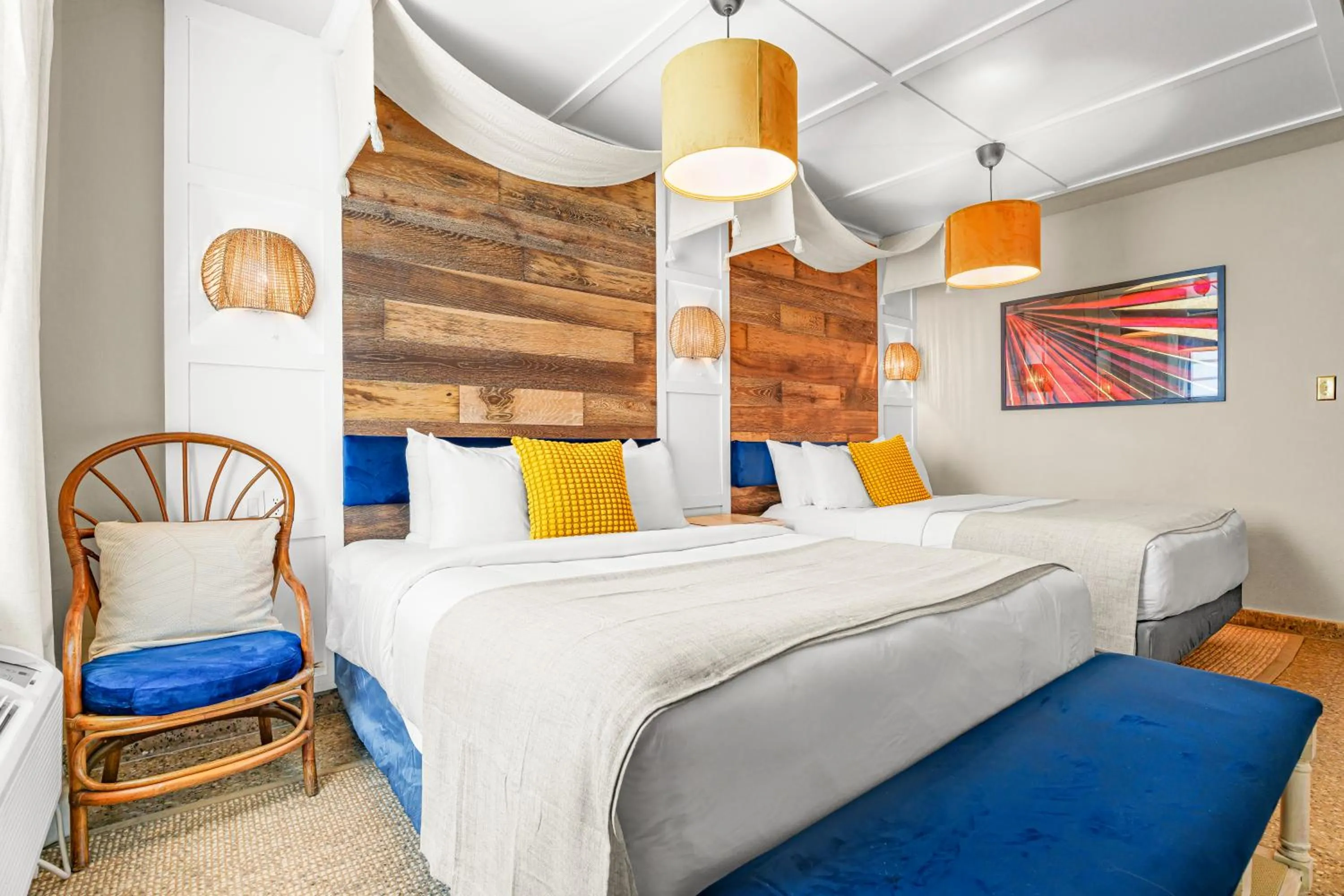 Bed in Canario Lagoon Hotel