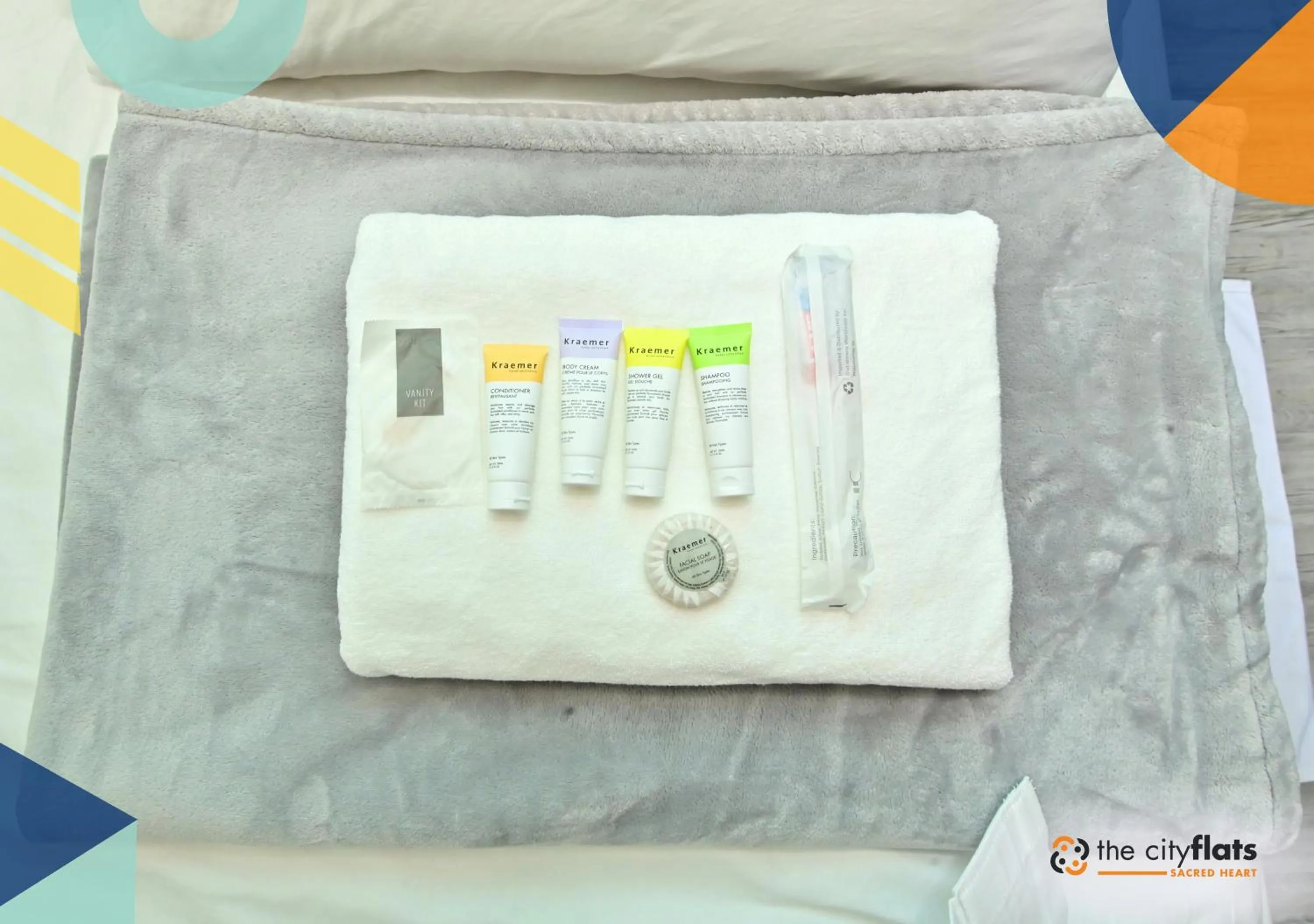 towels in The City Flats Sacred Heart