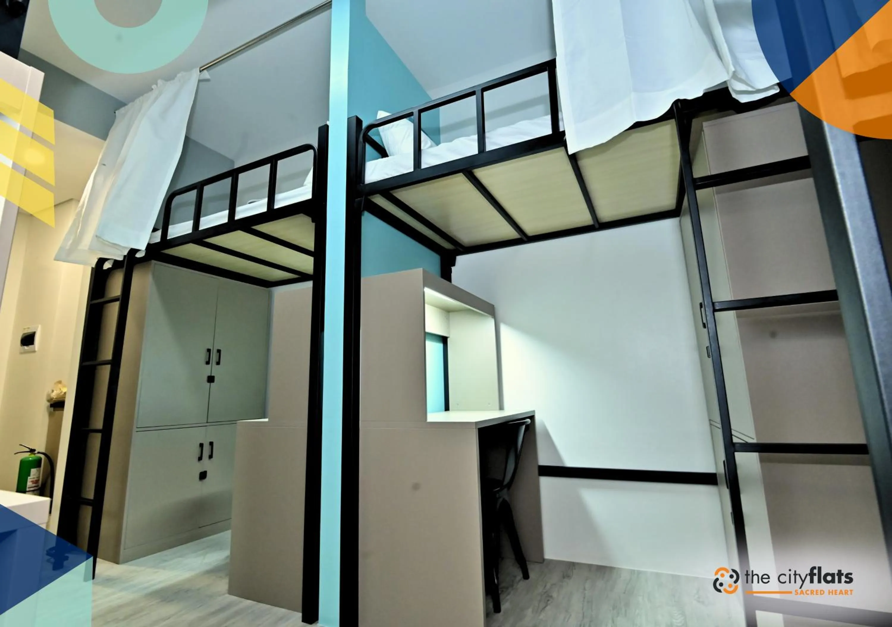 Bedroom in The City Flats Sacred Heart