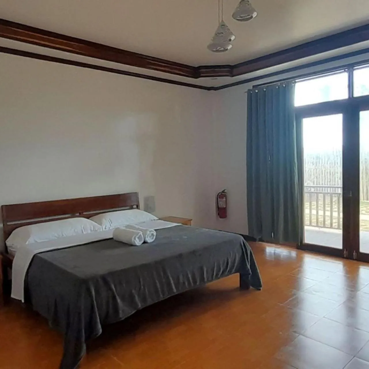 Bed in Takbo Beach Resort