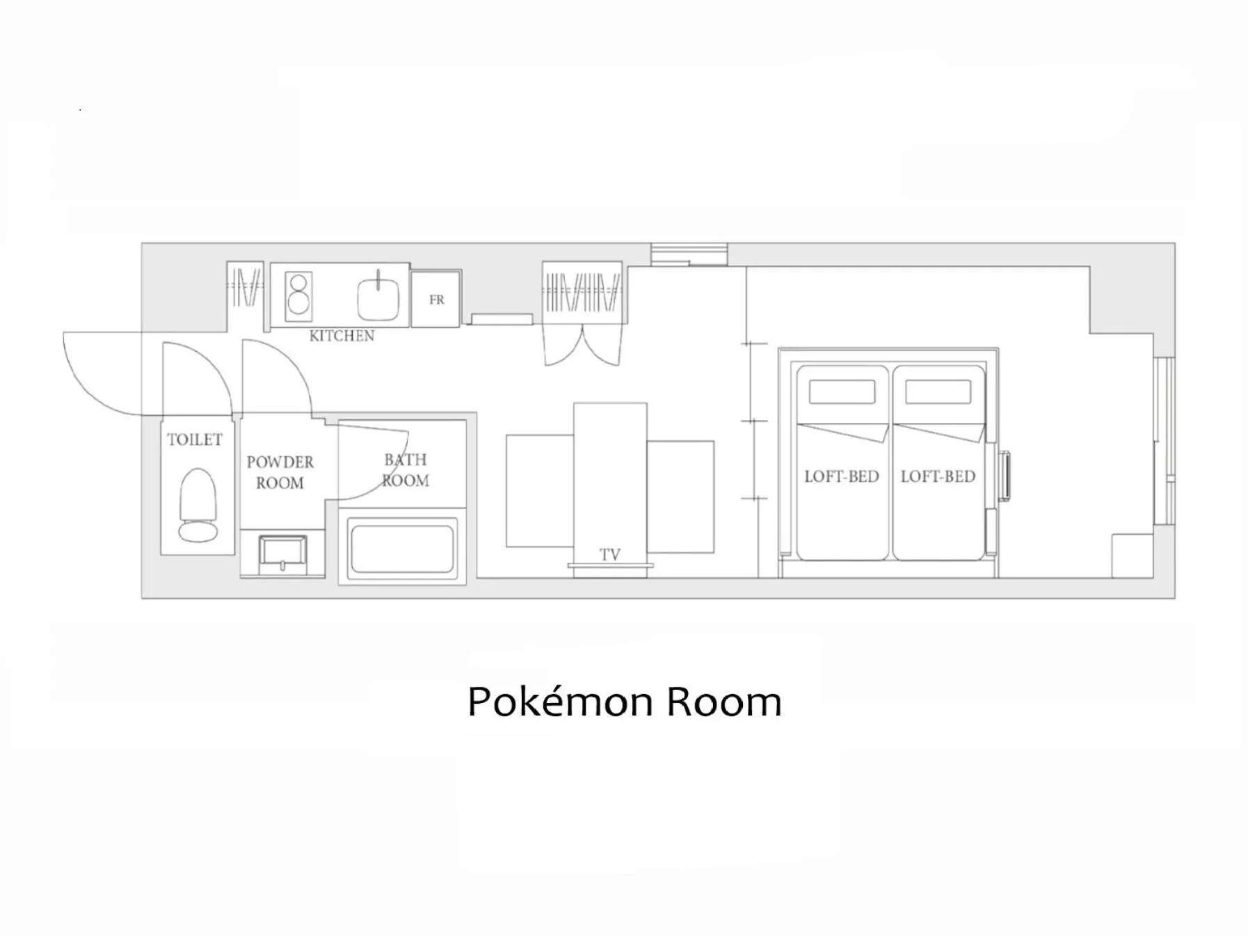 Floor plan in MIMARU Tokyo Ikebukuro