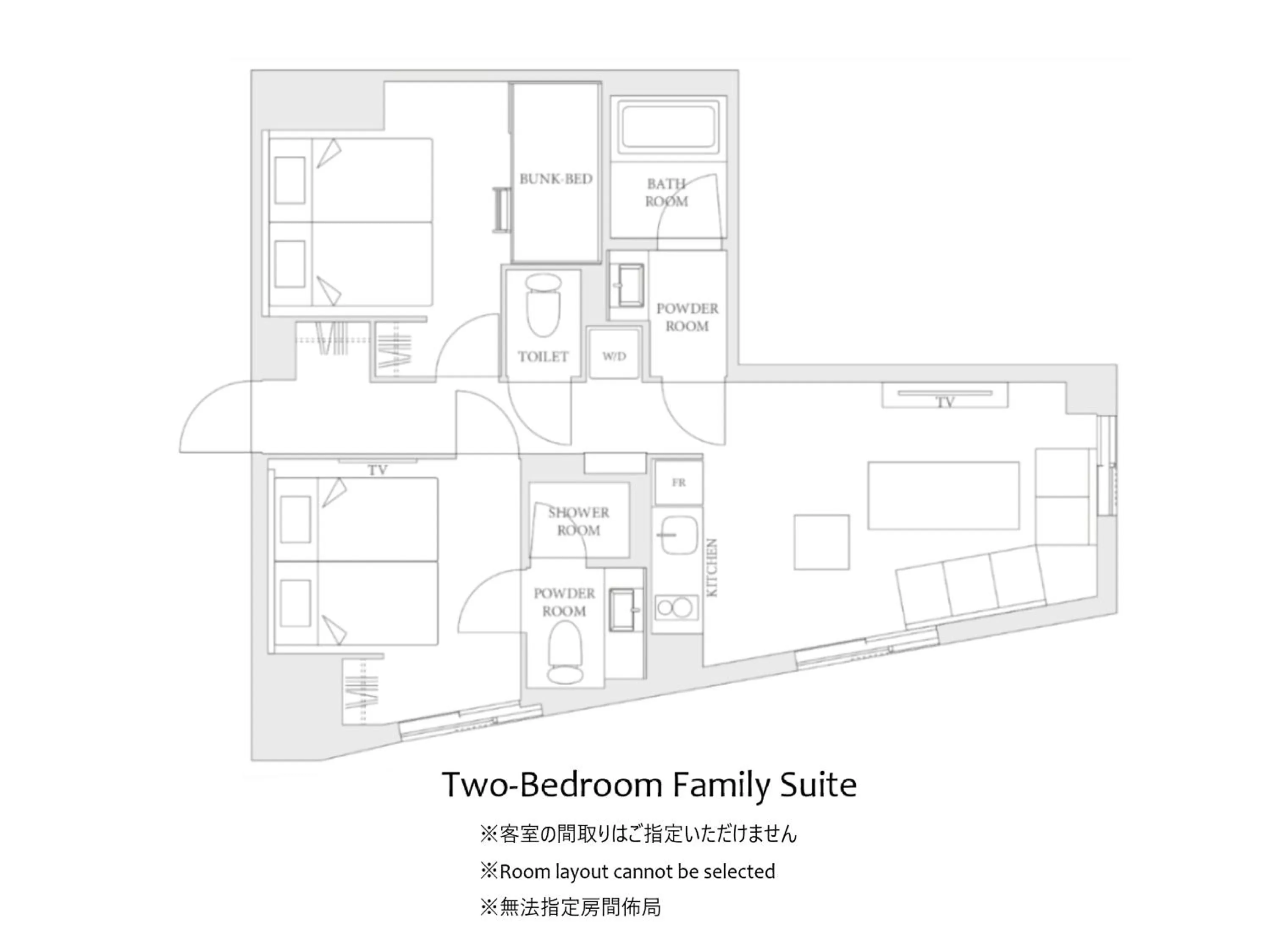 Floor plan in MIMARU Tokyo Ikebukuro