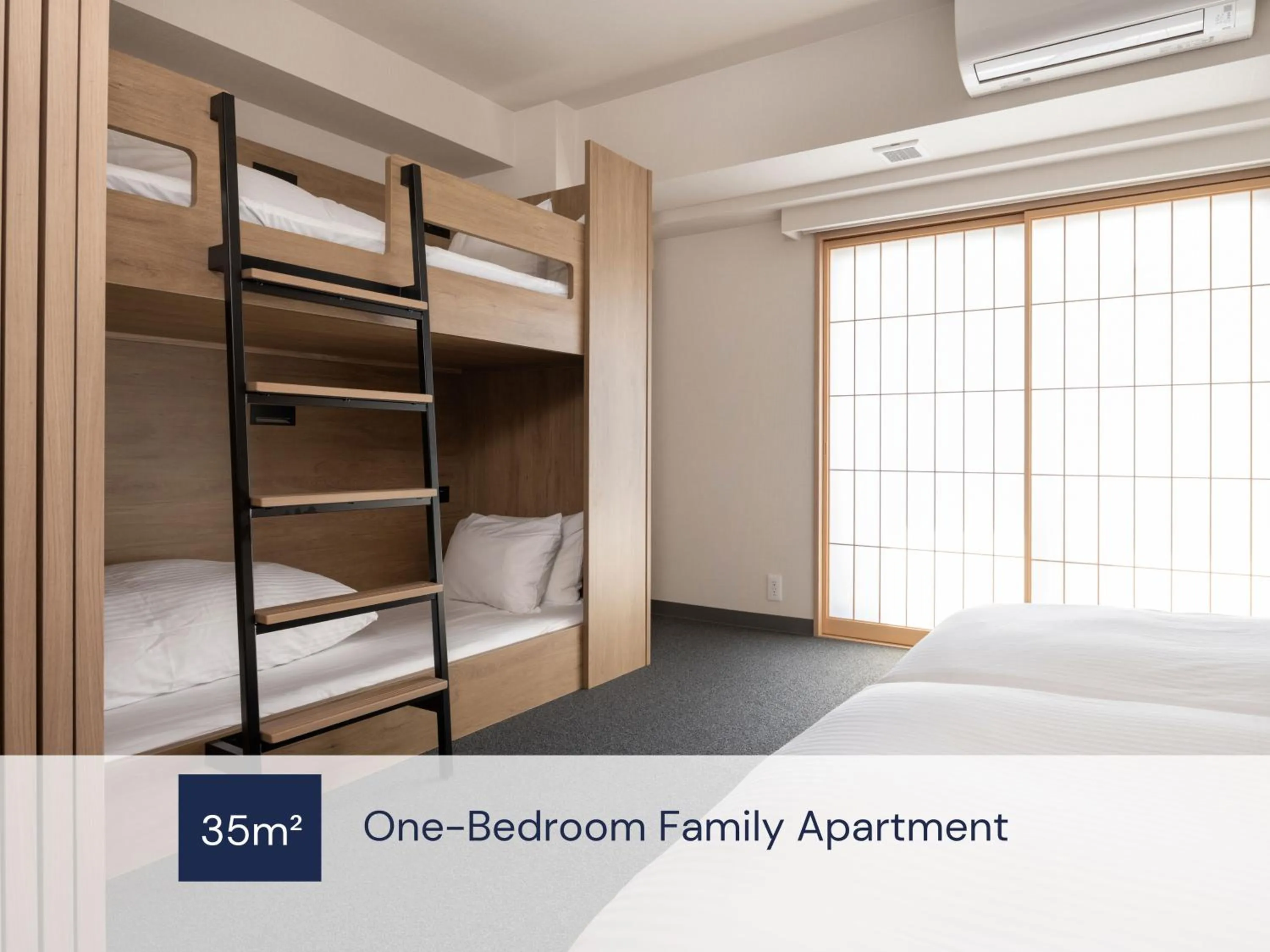 Photo of the whole room, Bed in MIMARU Osaka Shinsaibashi North