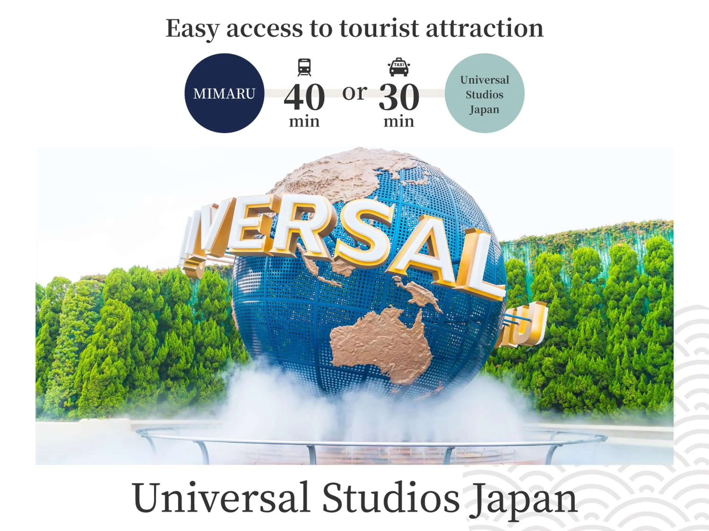 Nearby landmark in MIMARU Osaka Shinsaibashi North