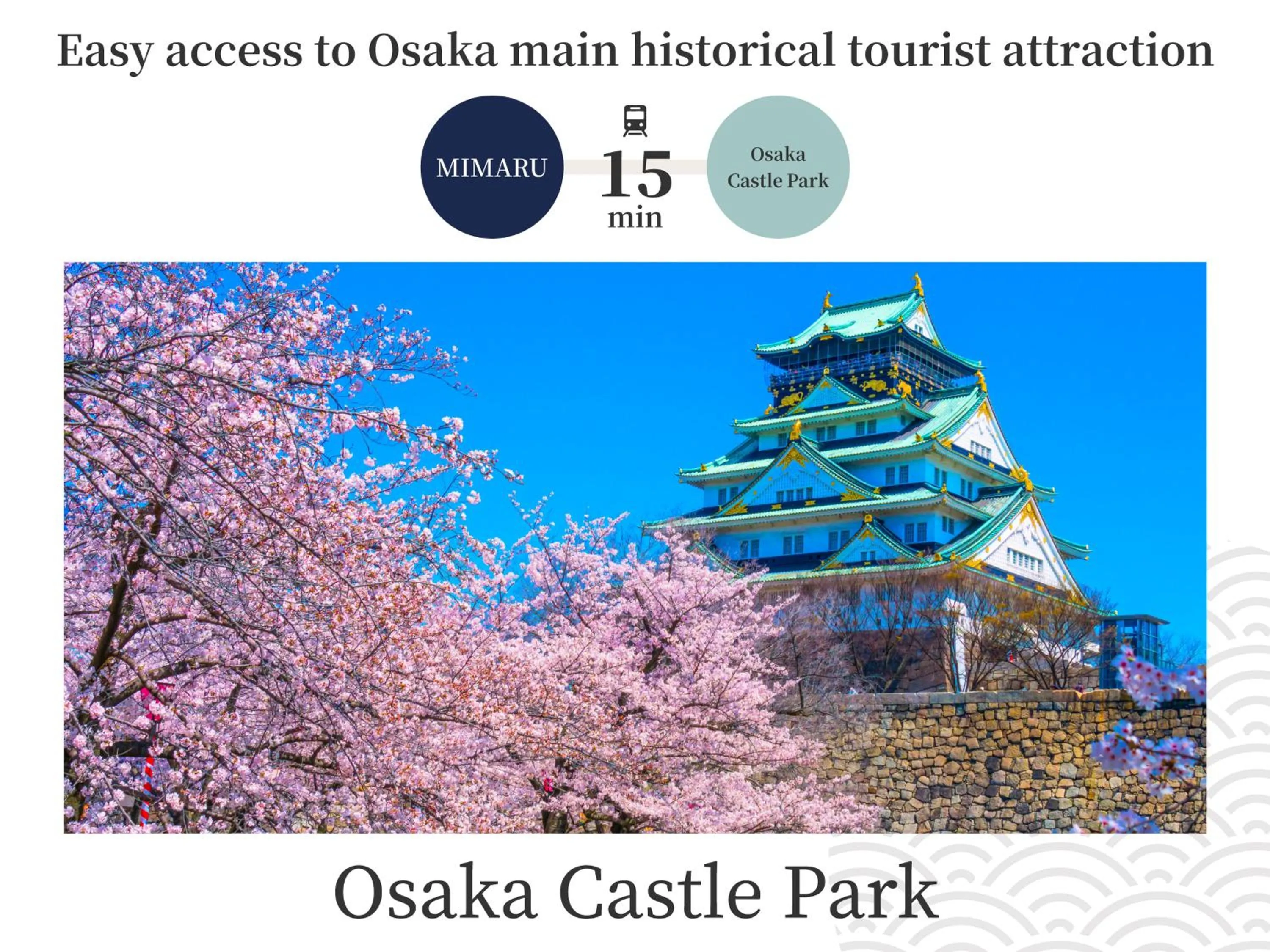 Nearby landmark in MIMARU Osaka Shinsaibashi North