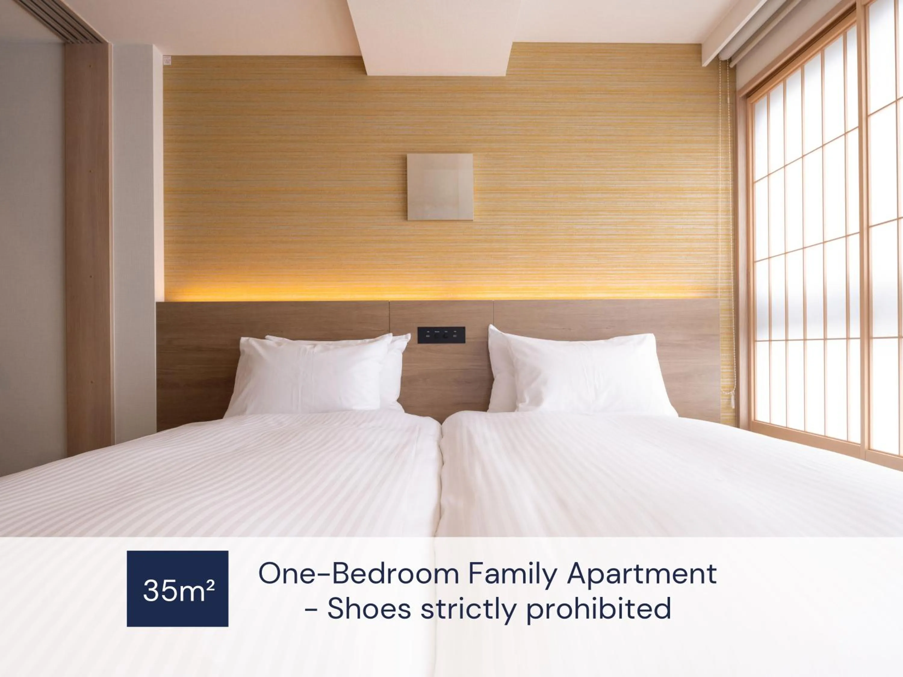 Photo of the whole room, Bed in MIMARU Osaka Shinsaibashi North