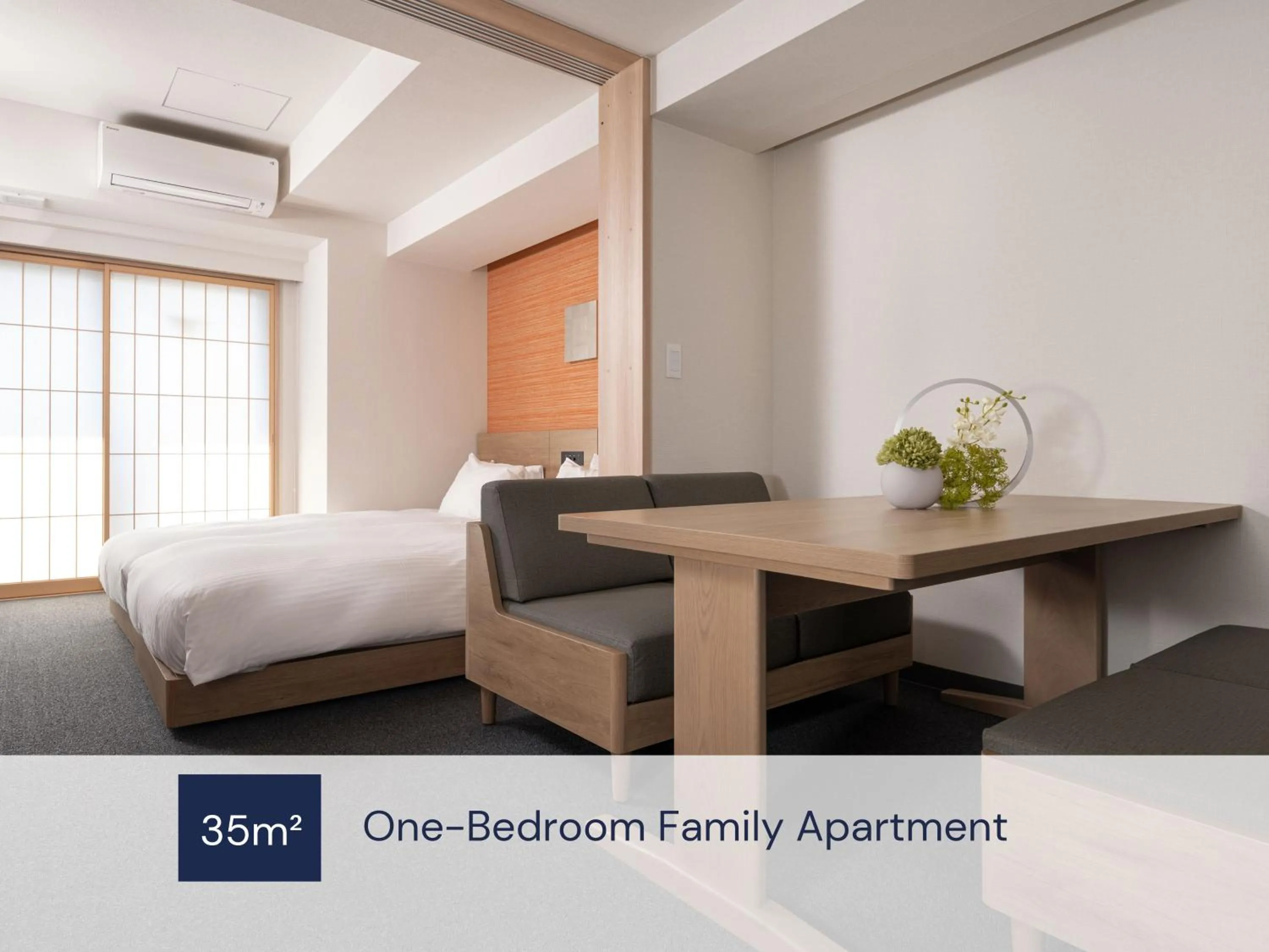 Photo of the whole room, Bed in MIMARU Osaka Shinsaibashi North