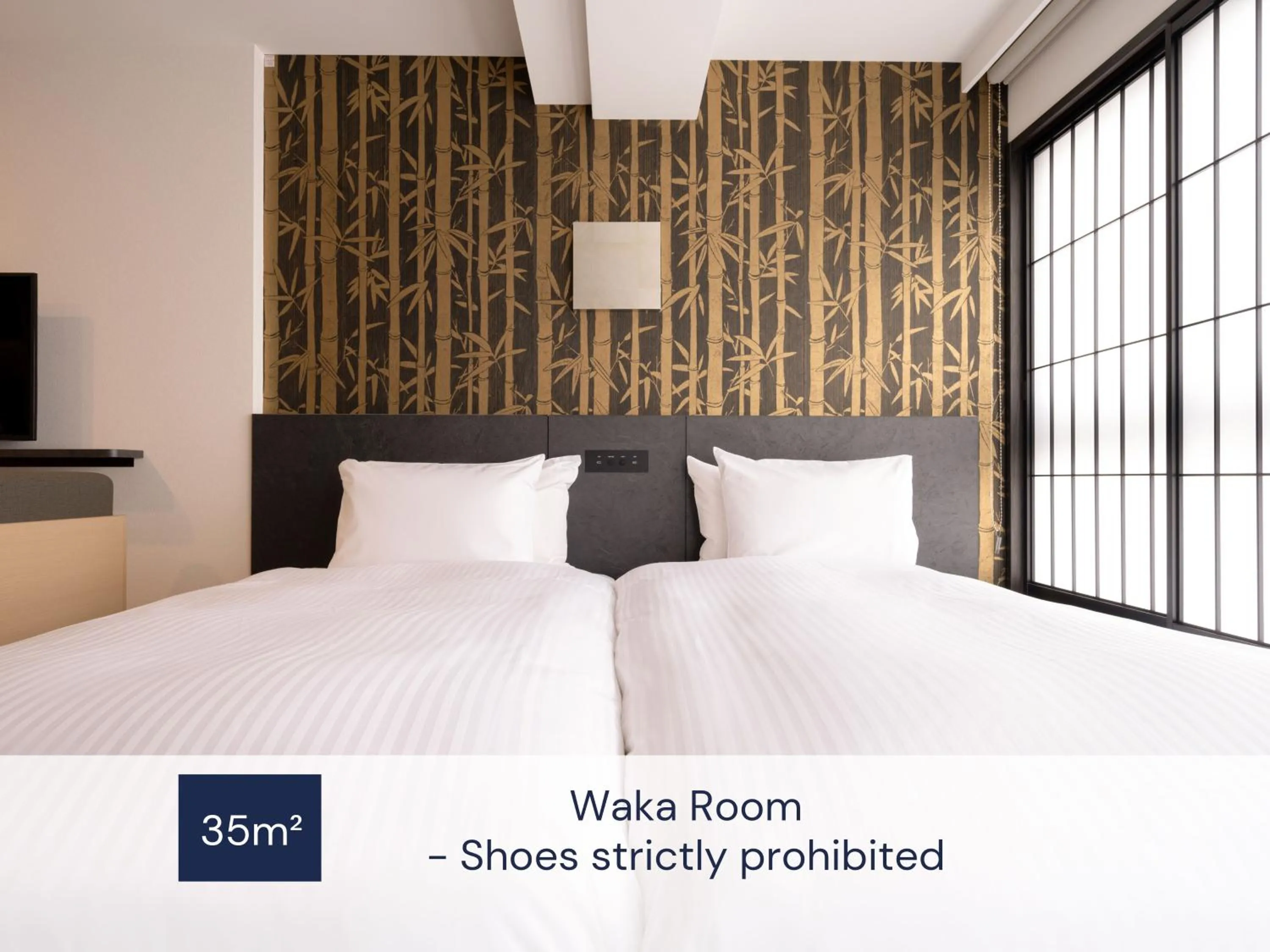 Photo of the whole room, Bed in MIMARU Osaka Shinsaibashi North