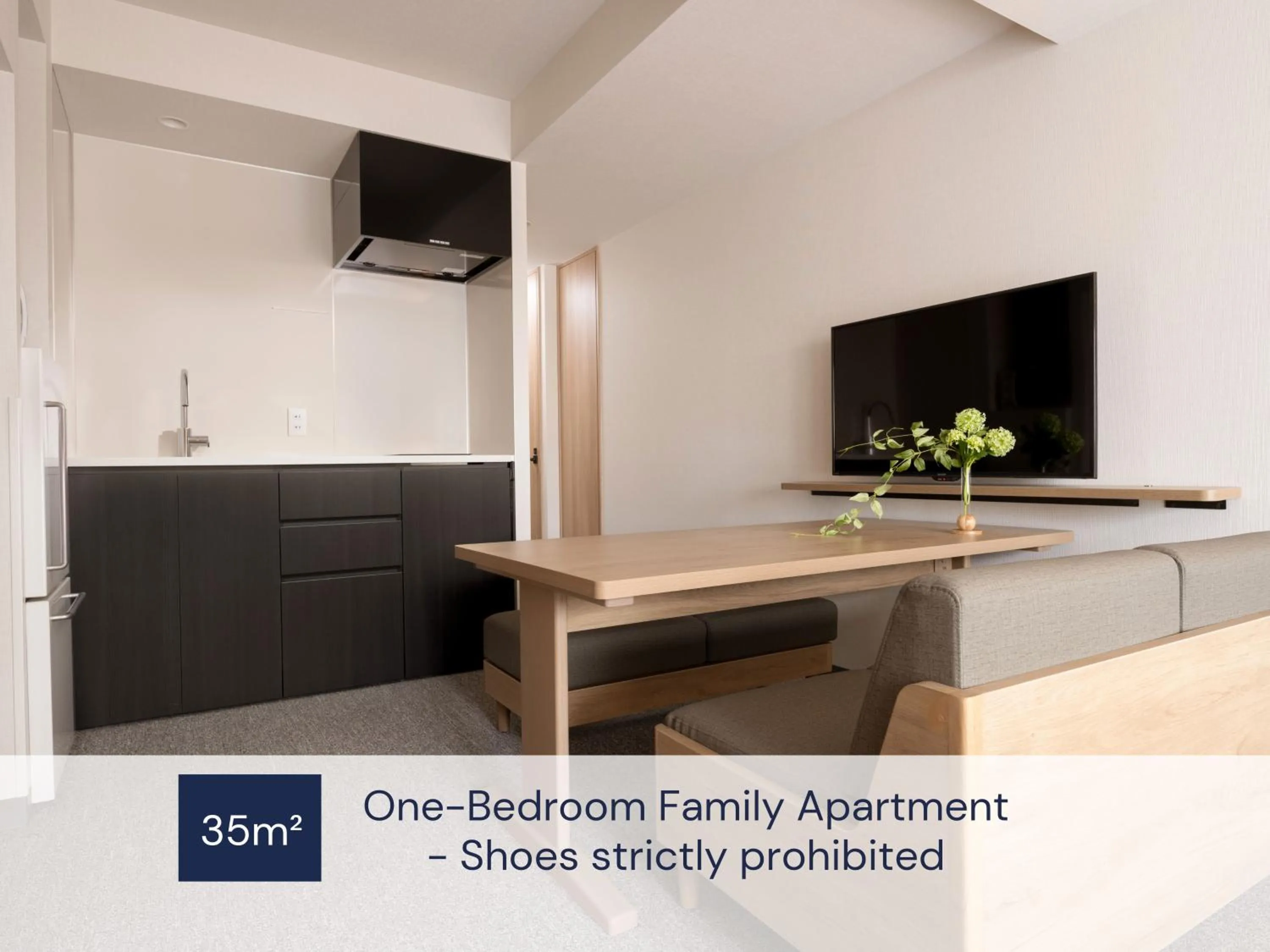 Photo of the whole room in MIMARU Osaka Shinsaibashi North