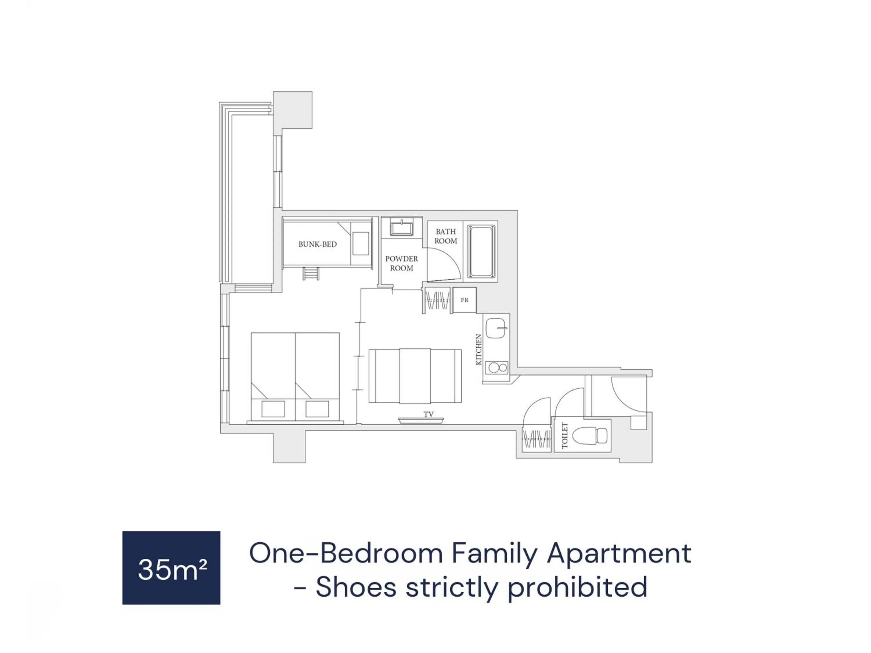 Floor plan in MIMARU Osaka Shinsaibashi North