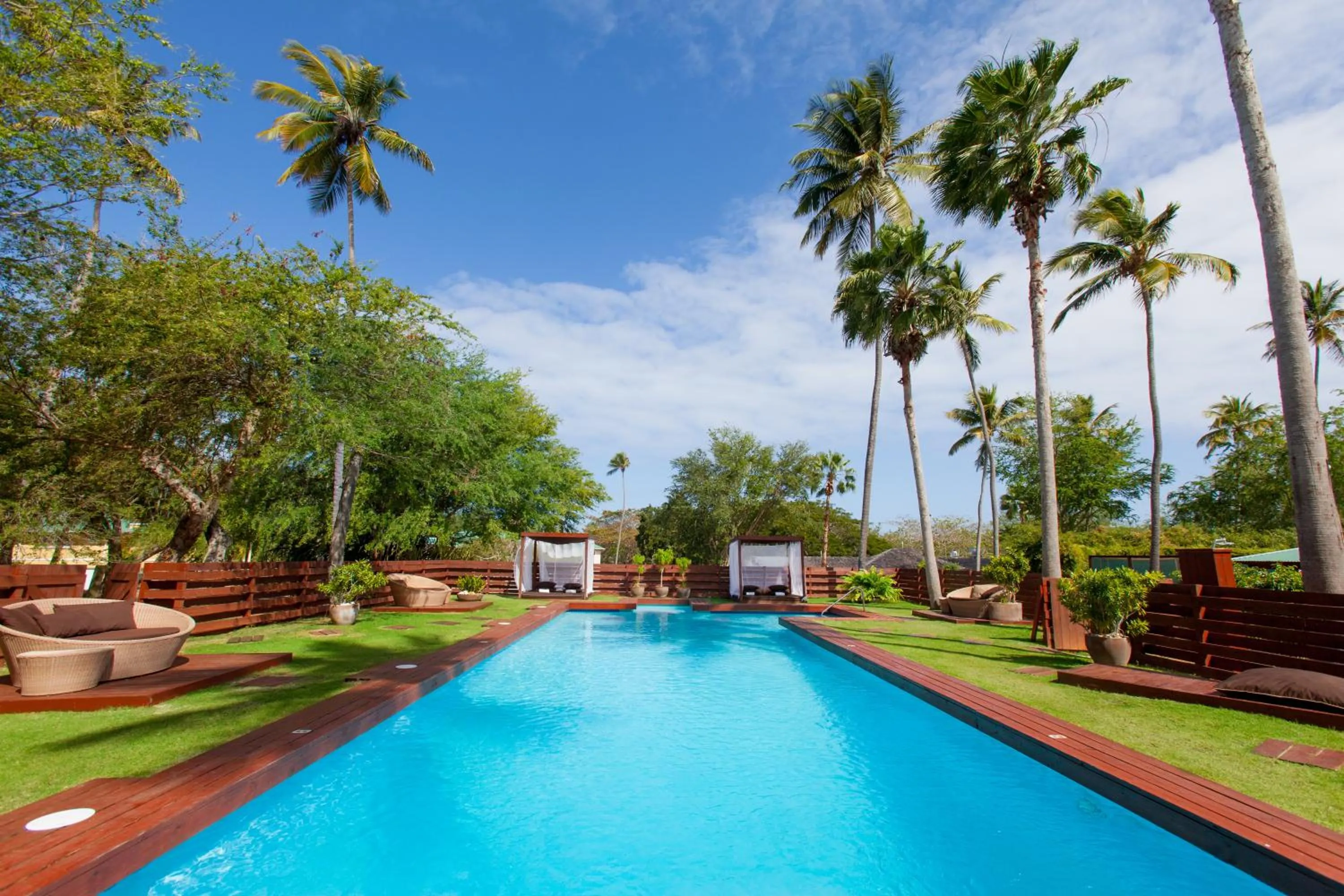 Pool view in Villa Montaña Beach Resort