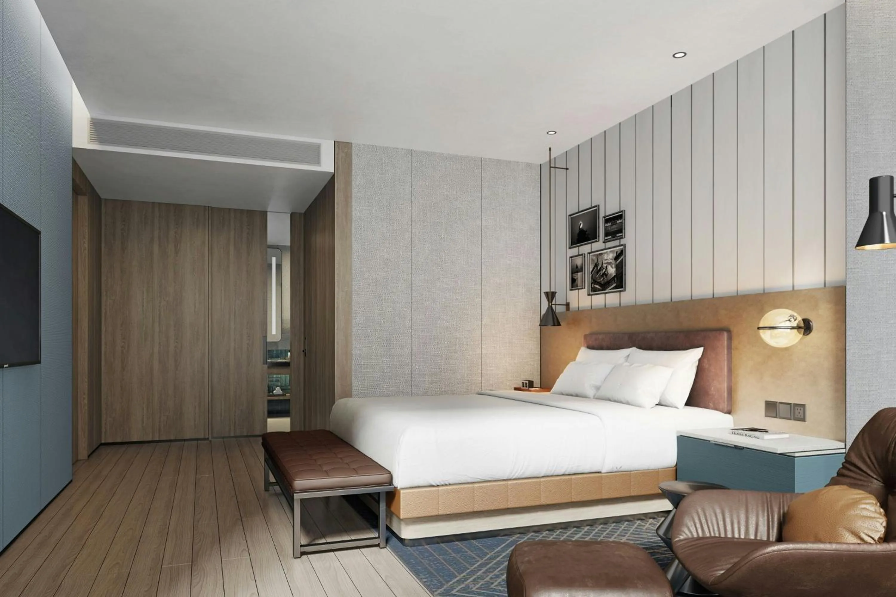 Photo of the whole room, Bed in Four Points by Sheraton Nanchang, Xihu