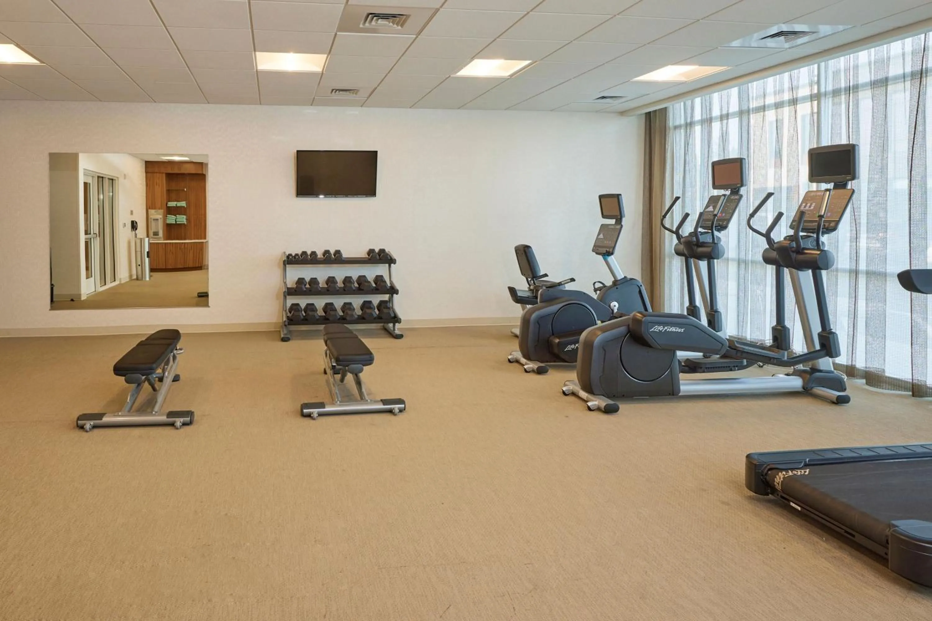Fitness centre/facilities in SpringHill Suites by Marriott Medford Airport