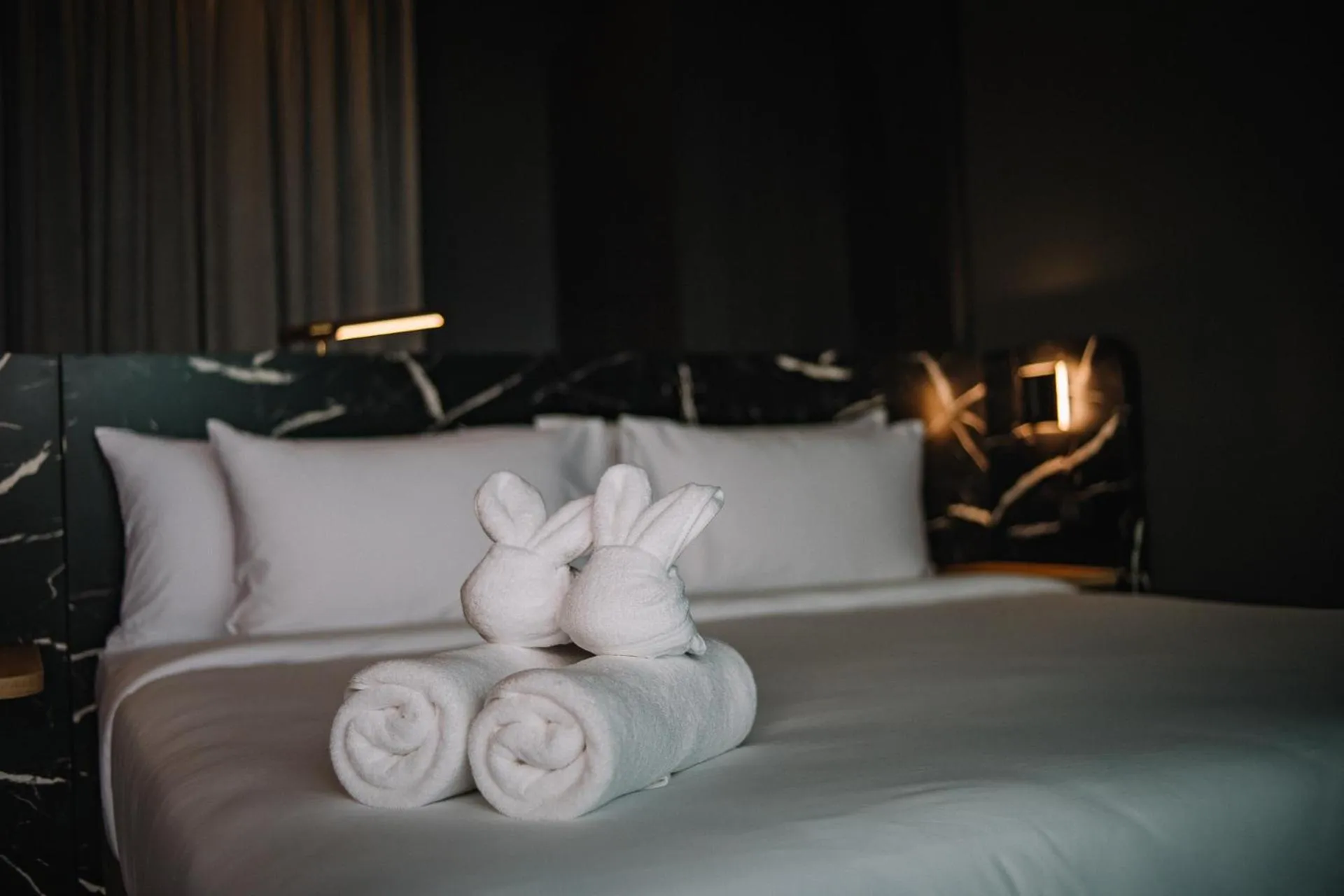 Bed in INN BLOG HOTEL Pakbara