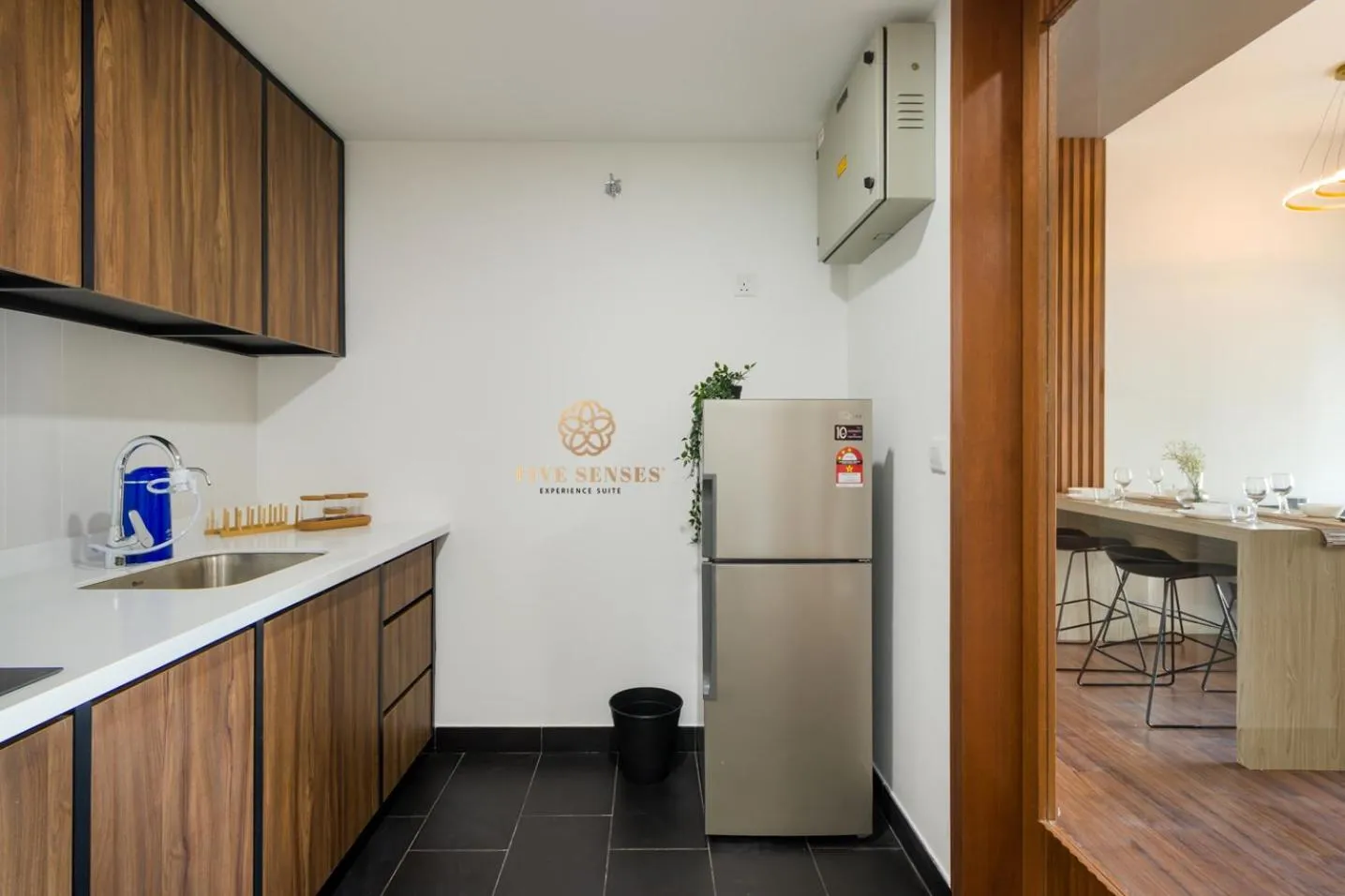 Kitchen or kitchenette in UNA Serviced Apartment, Sunway Velocity Kuala Lumpur