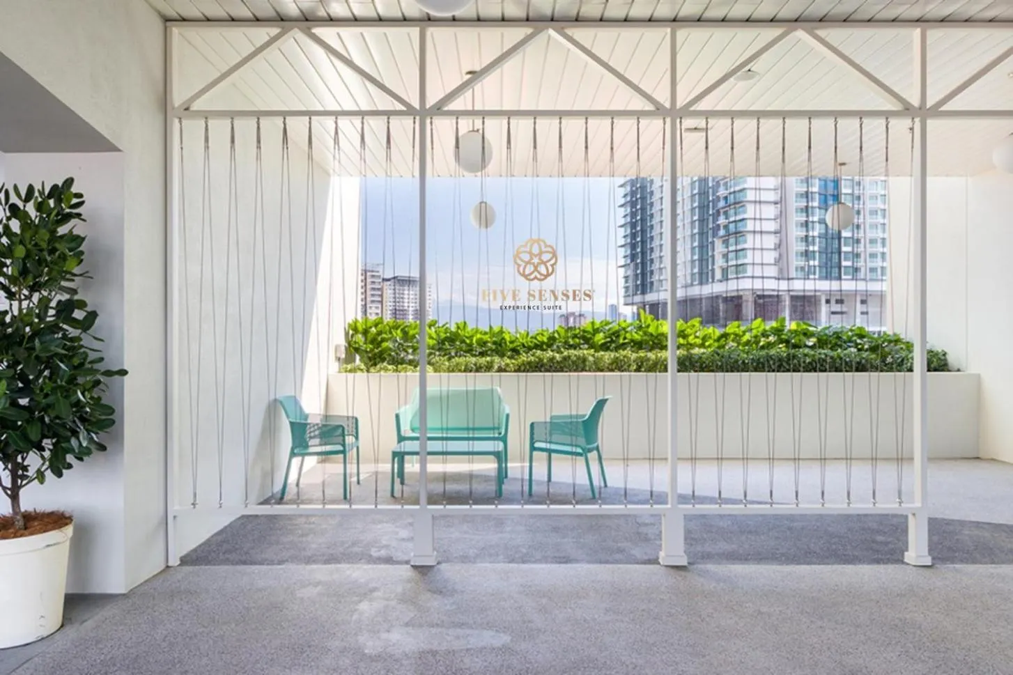 Seating area in UNA Serviced Apartment, Sunway Velocity Kuala Lumpur