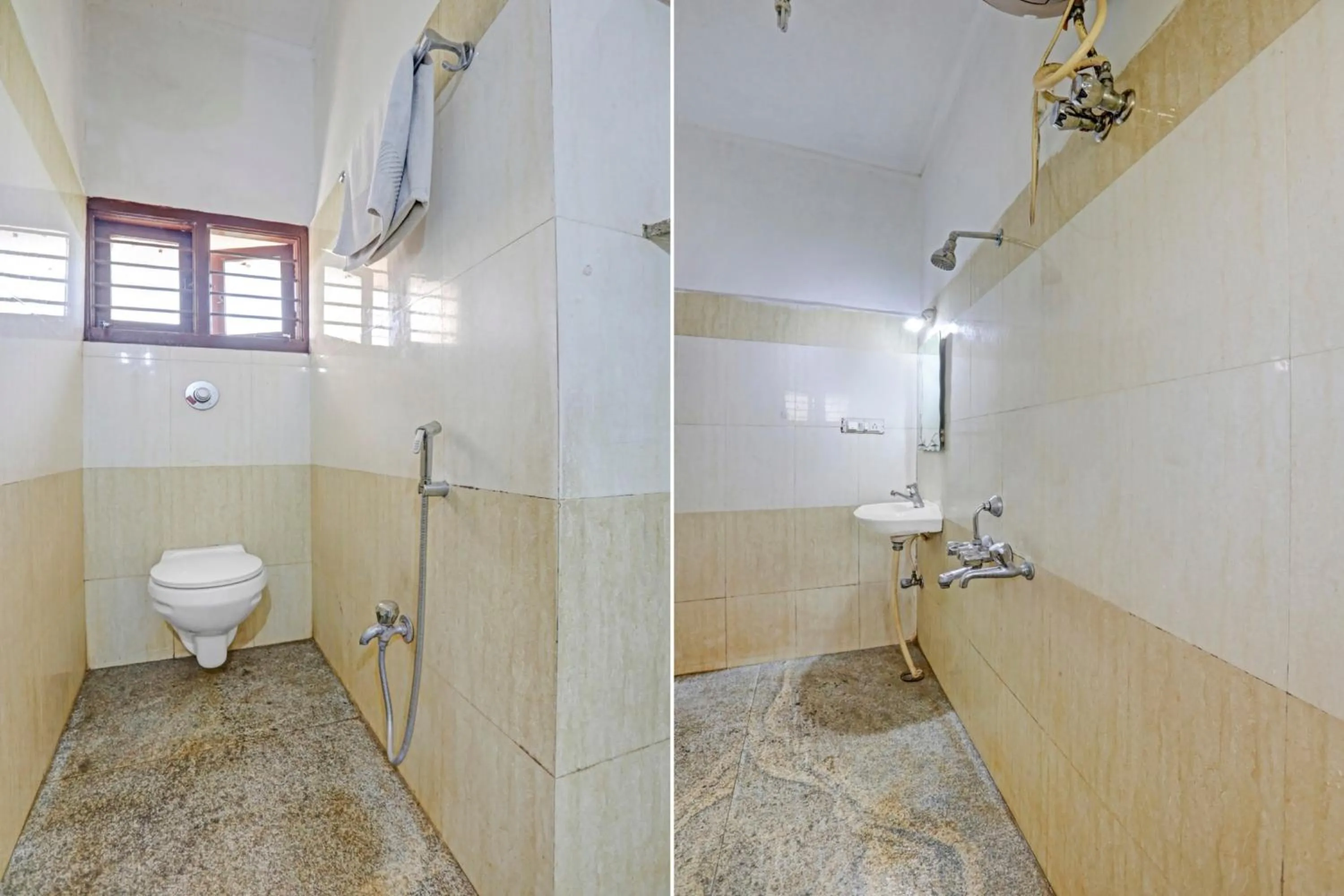 Bathroom in Hotel O Vishu Moni Residency
