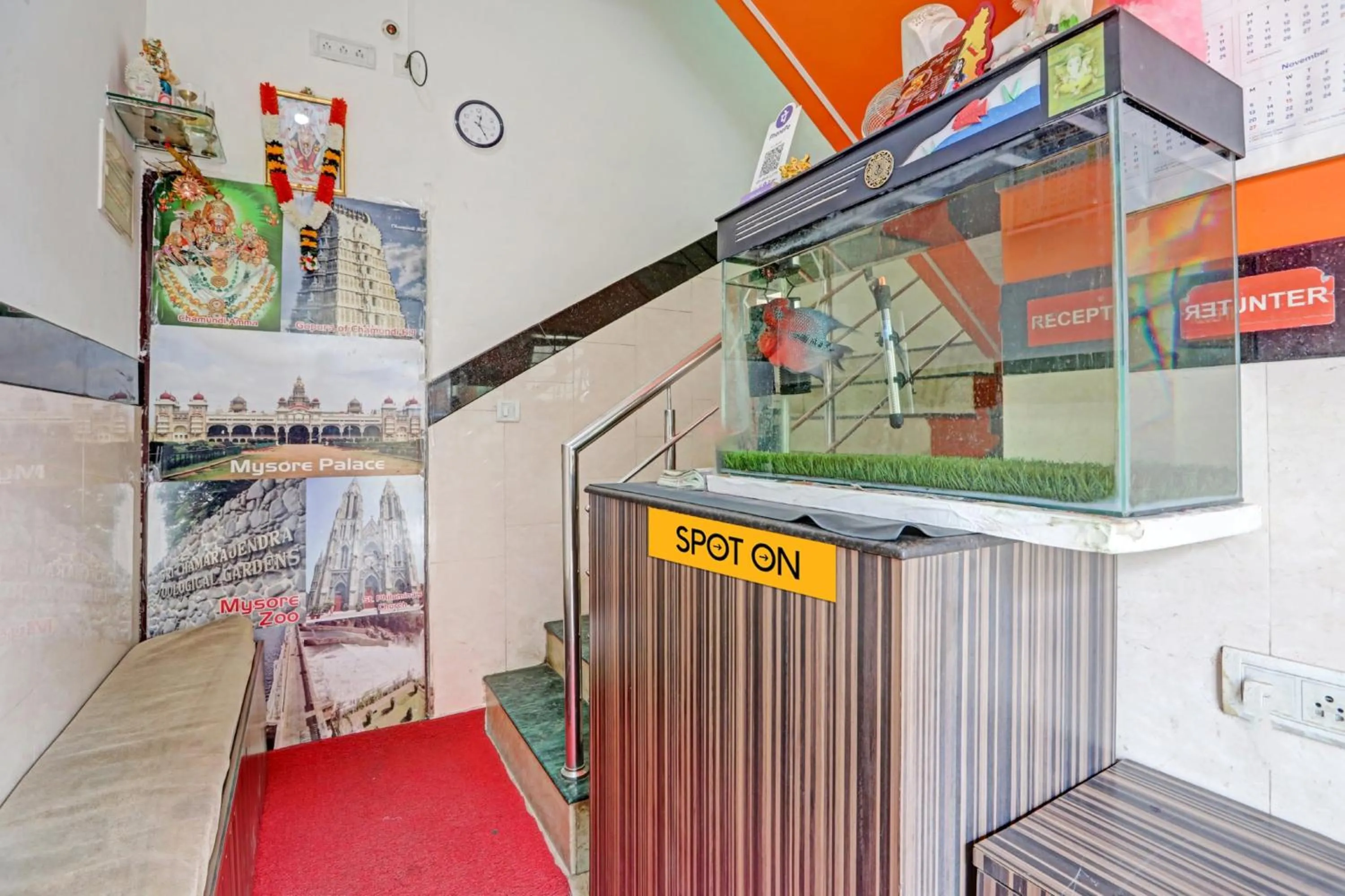 Lobby or reception in Hotel O Vishu Moni Residency