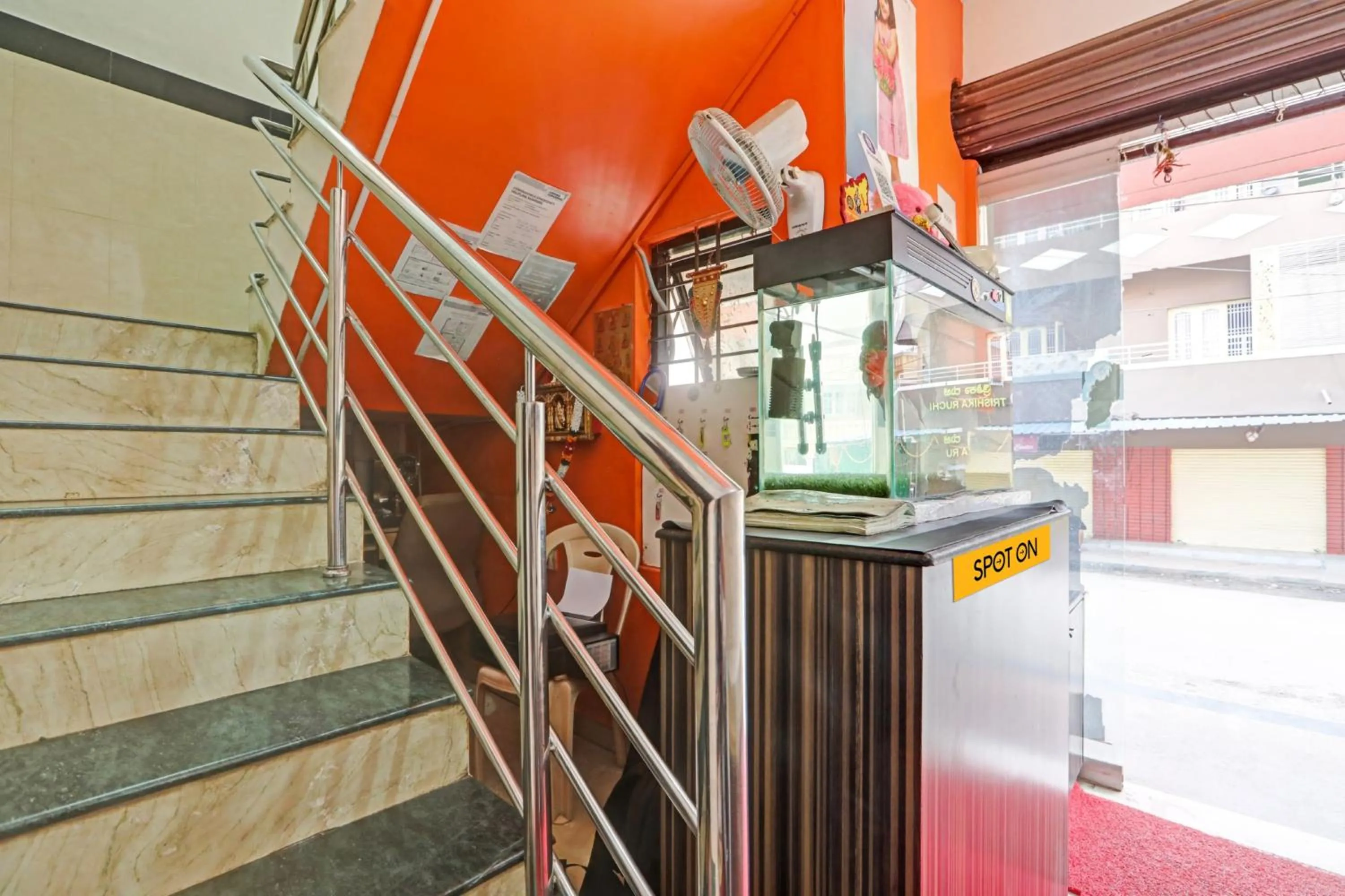 Lobby or reception in Hotel O Vishu Moni Residency