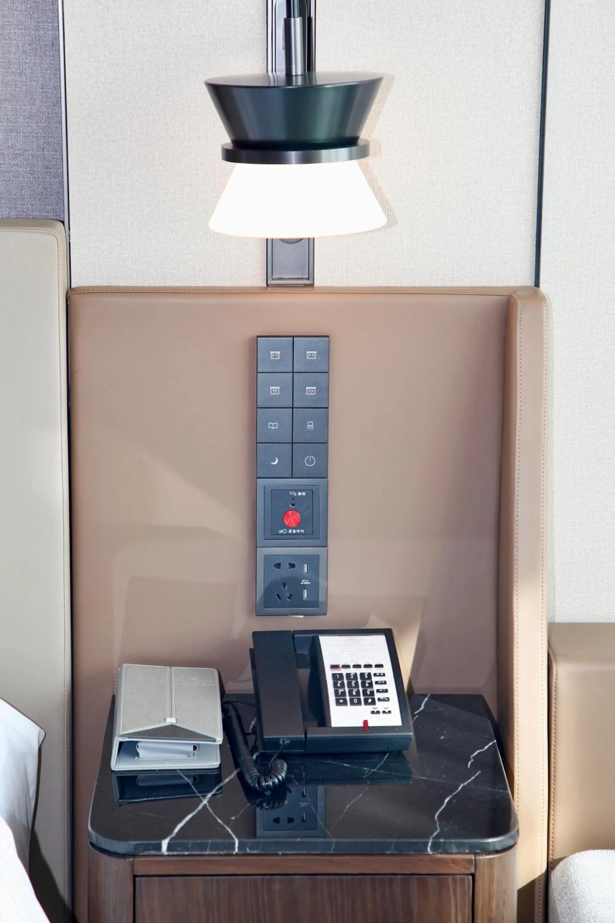 Decorative detail in Crowne Plaza Zhengzhou High Tech Zone by IHG