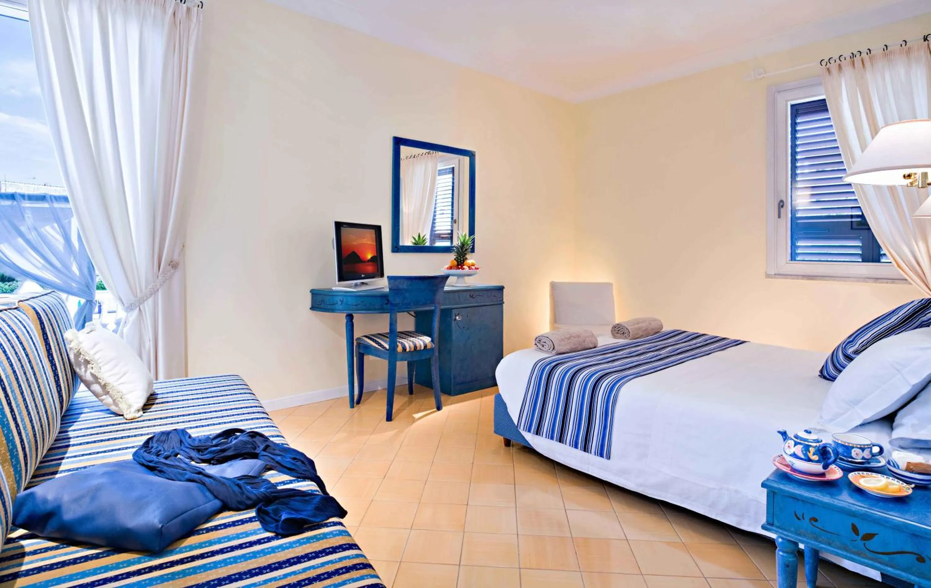 Bedroom, Bed in Hotel Mare Blu Terme