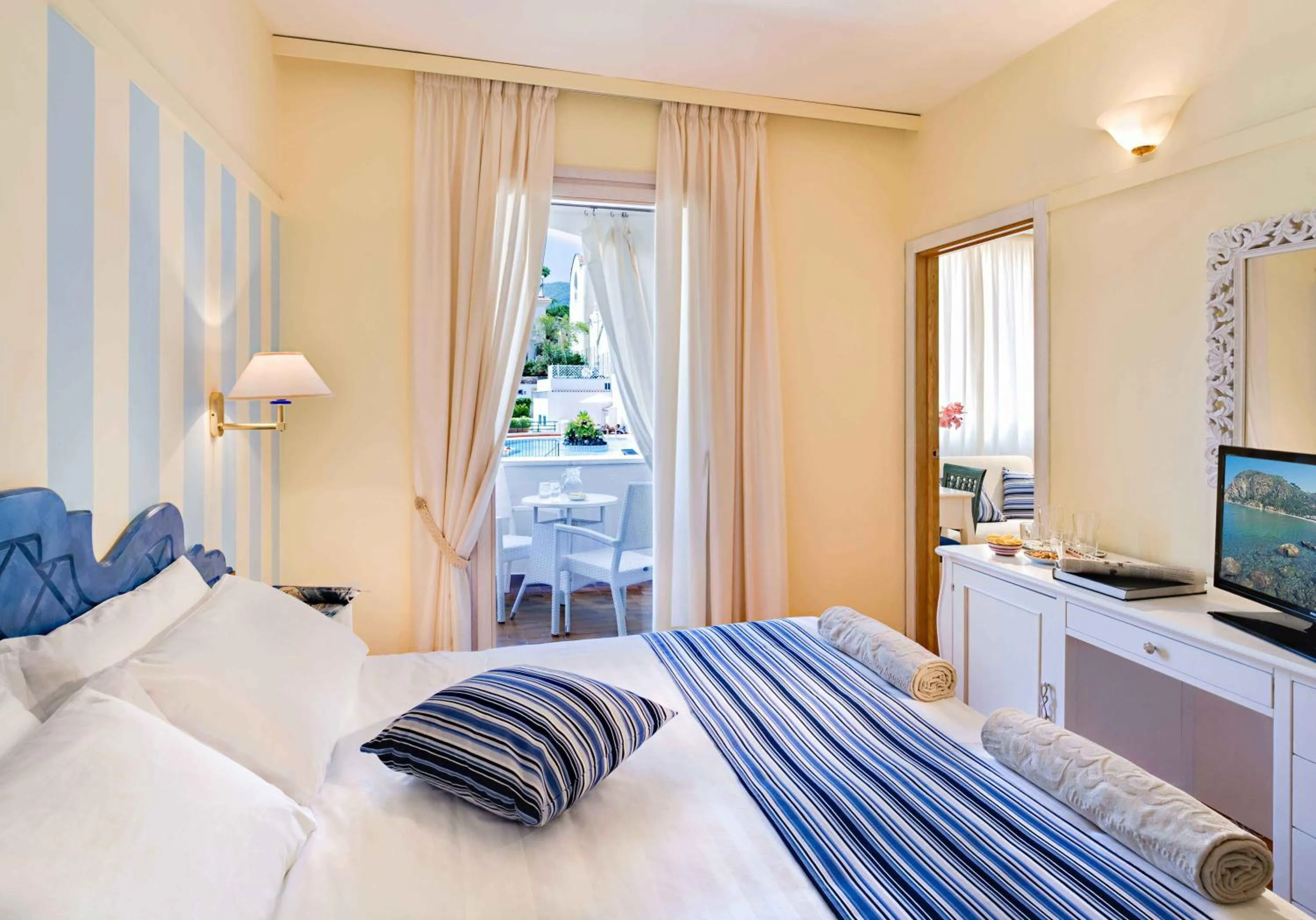 Bedroom, Bed in Hotel Mare Blu Terme