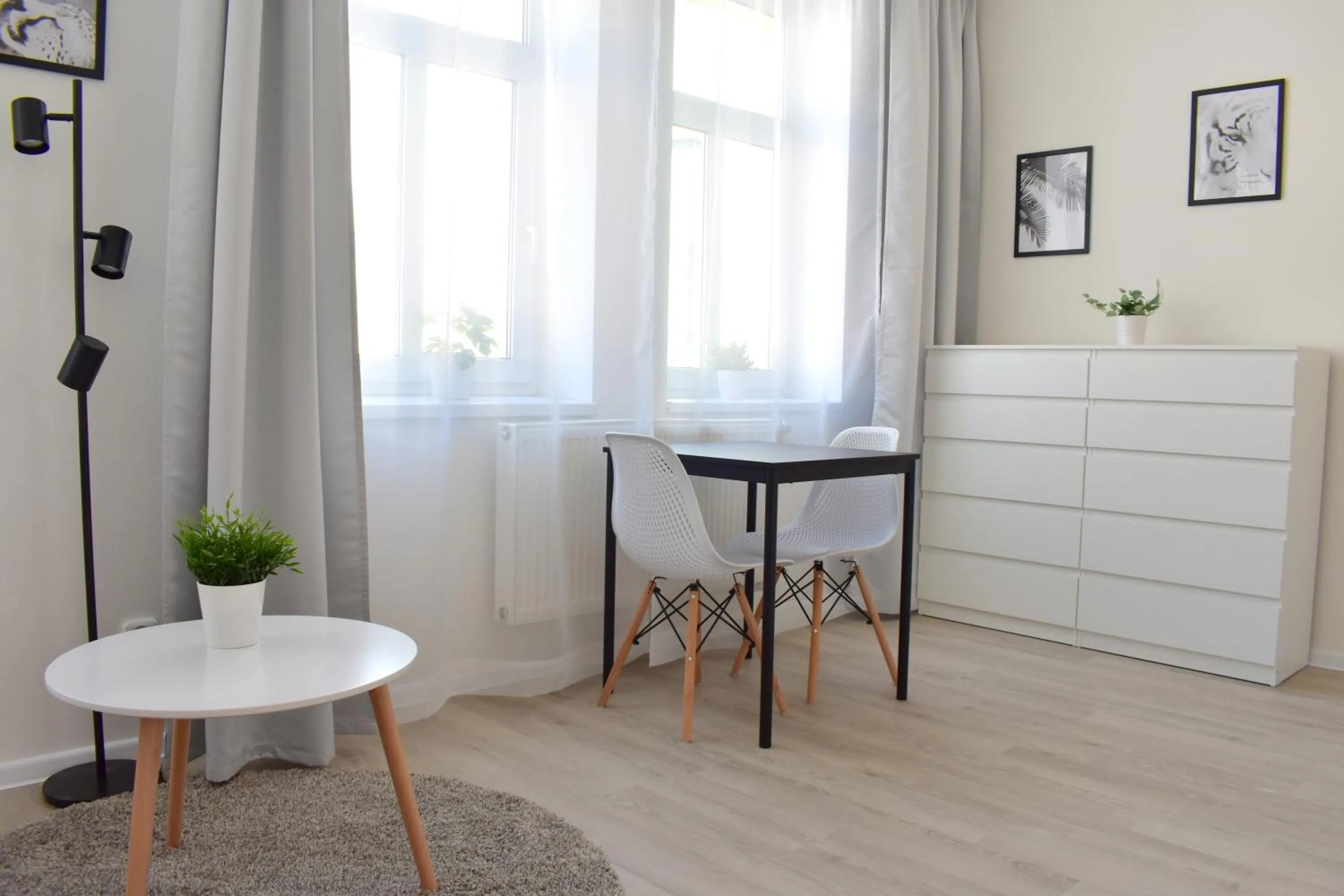 Seating area in Seifert Residence