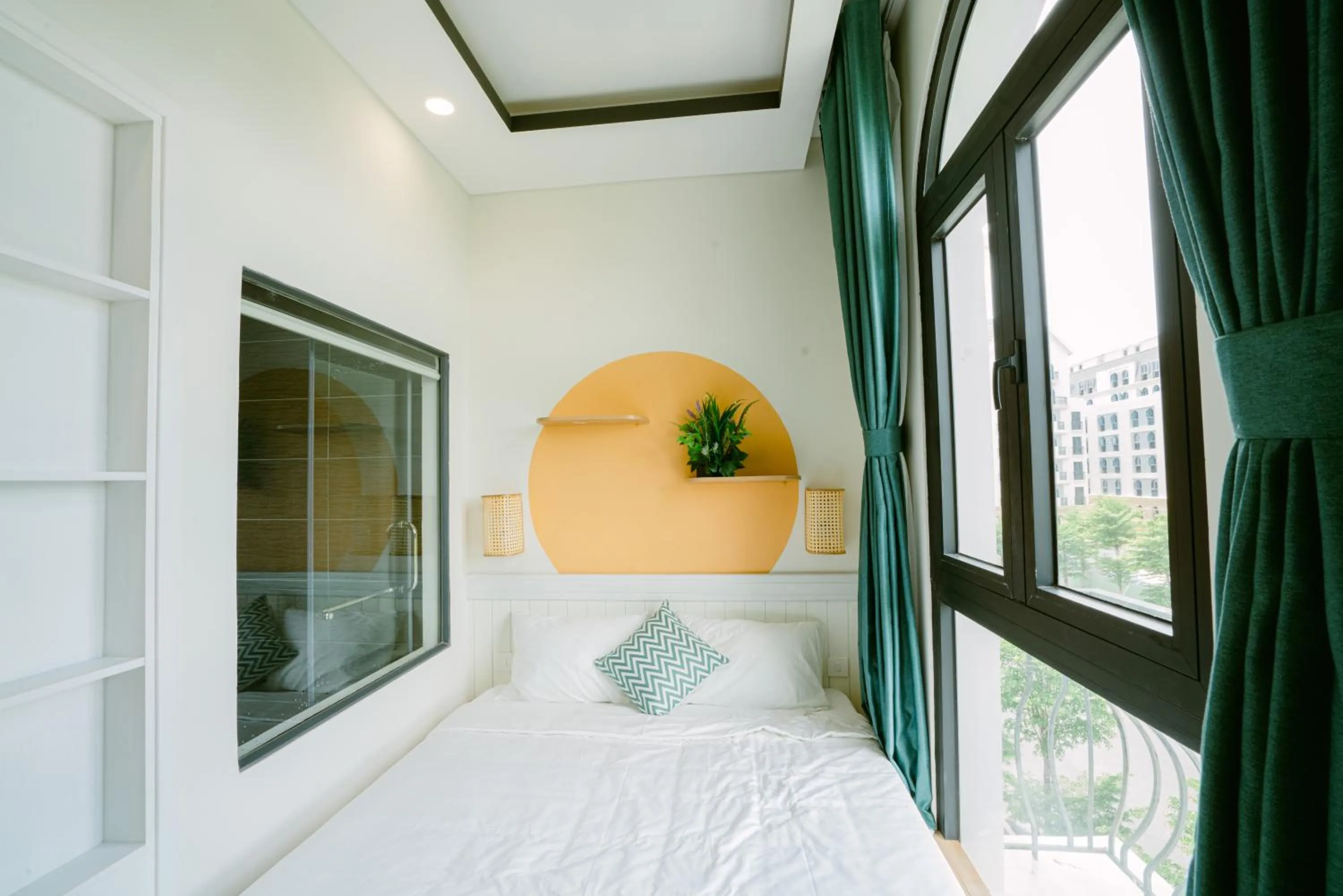 Bed in Mộc Homestay GrandWorld Phú Quốc