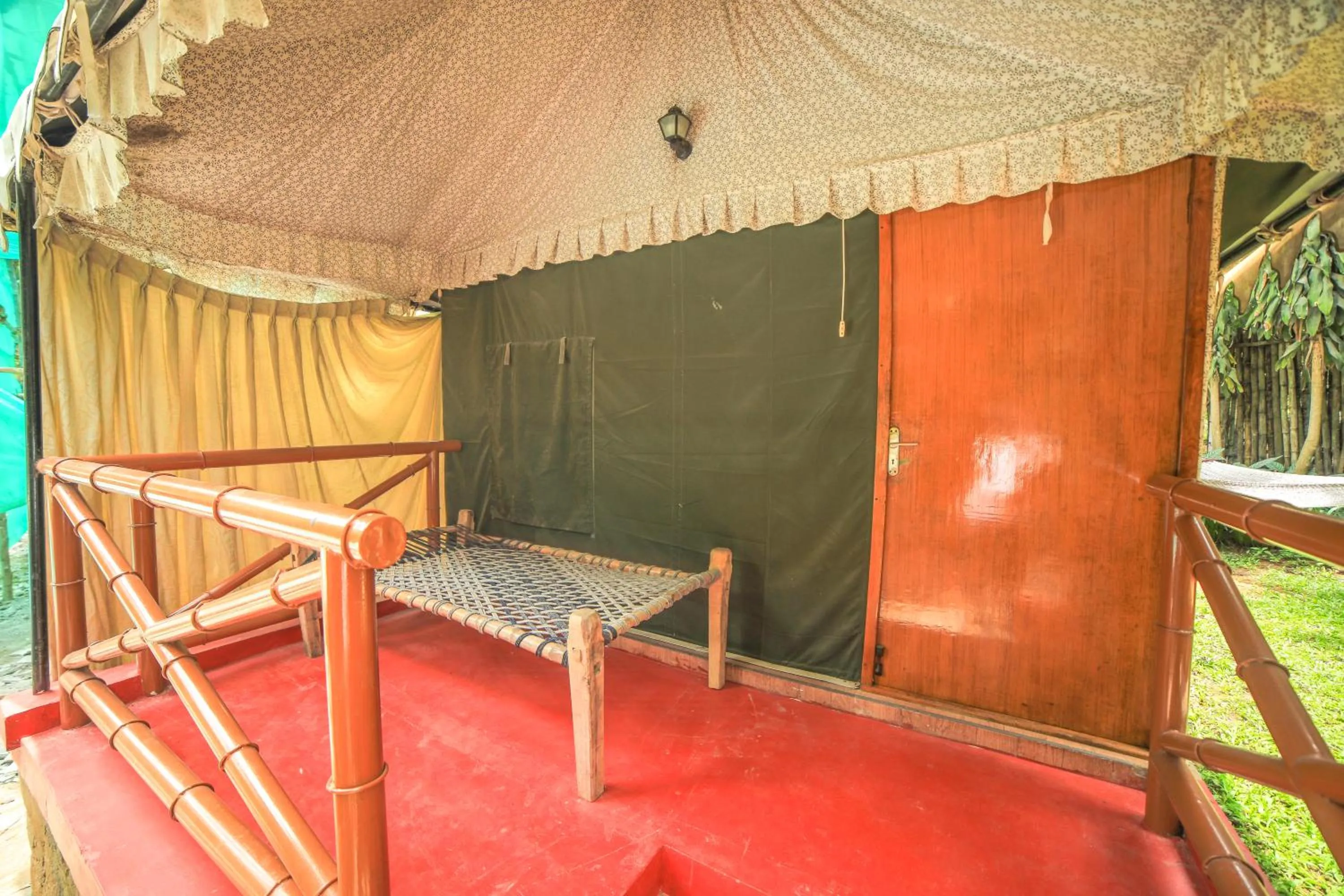 Patio in WOW Bison Woods Organic Veg Resort - Yercaud