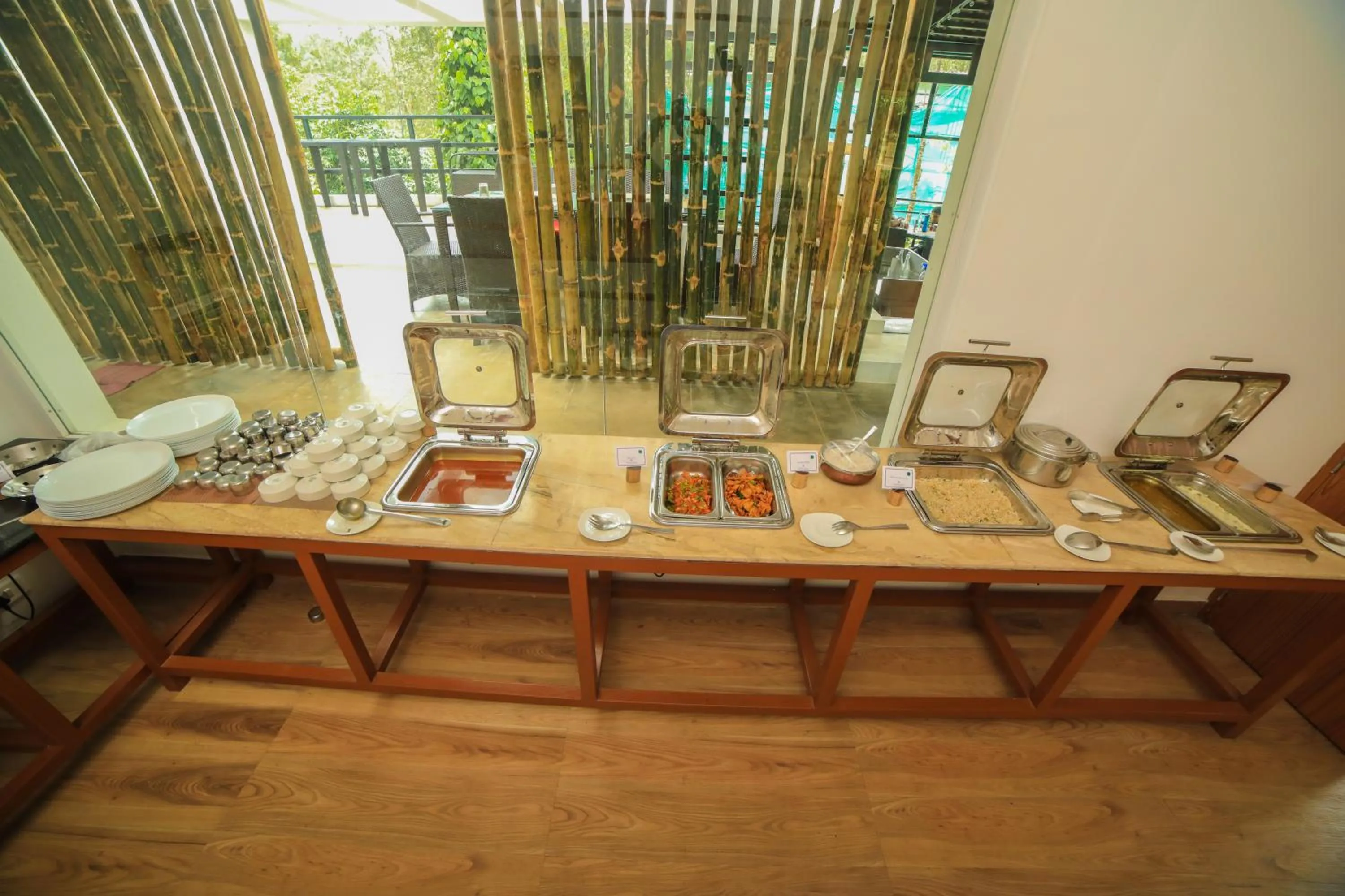 Breakfast in WOW Bison Woods Organic Veg Resort - Yercaud