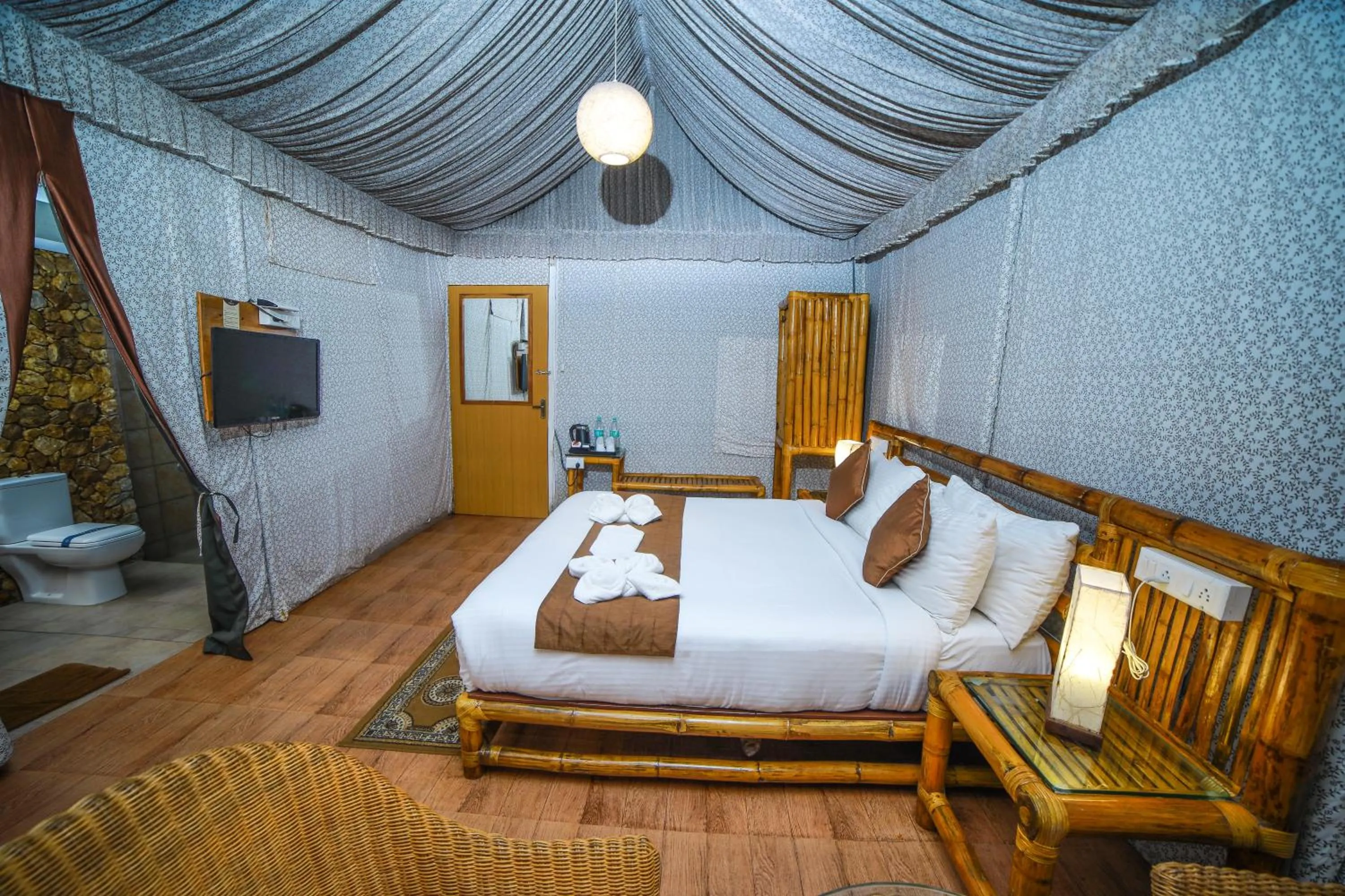 Photo of the whole room, Bed in WOW Bison Woods Organic Veg Resort - Yercaud