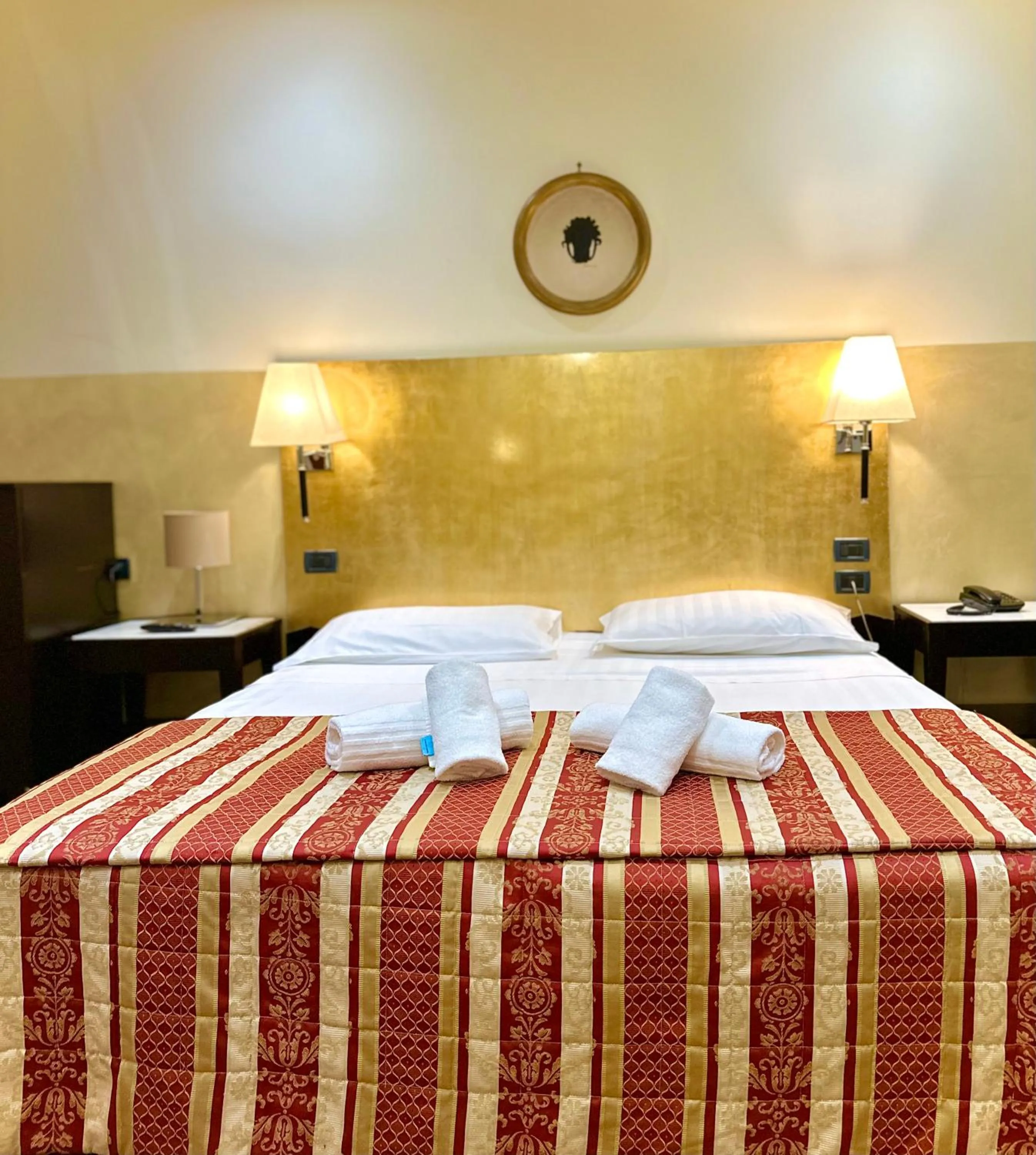 Photo of the whole room, Bed in Hotel Fiorella Milano