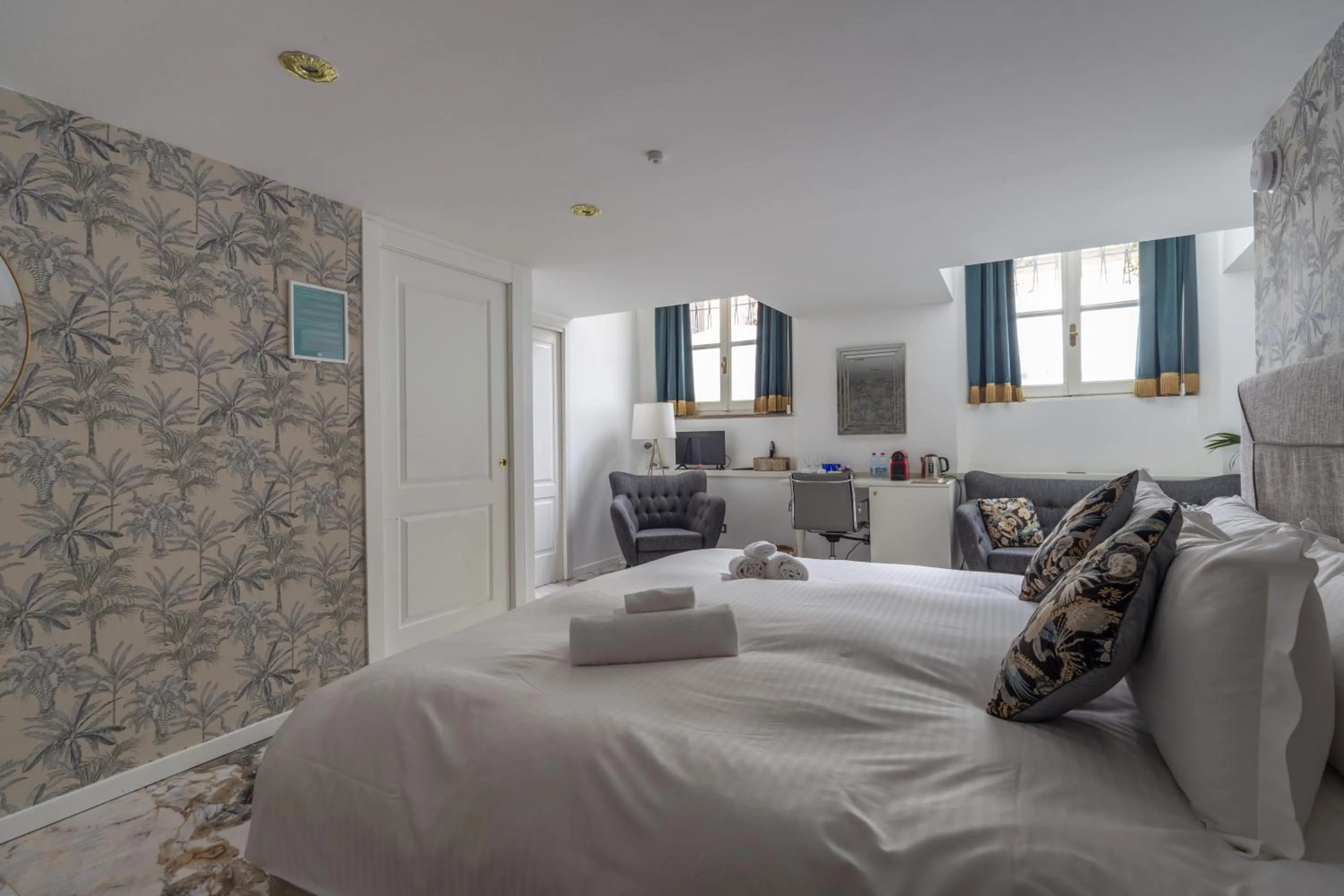 Bed in Duomo Smart Suites