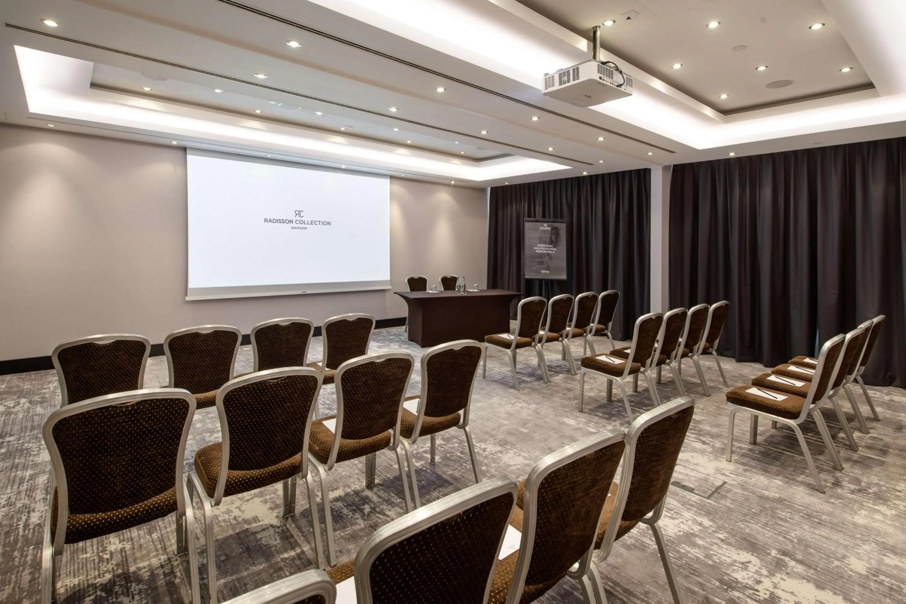 On site in Radisson Collection Hotel, Warsaw