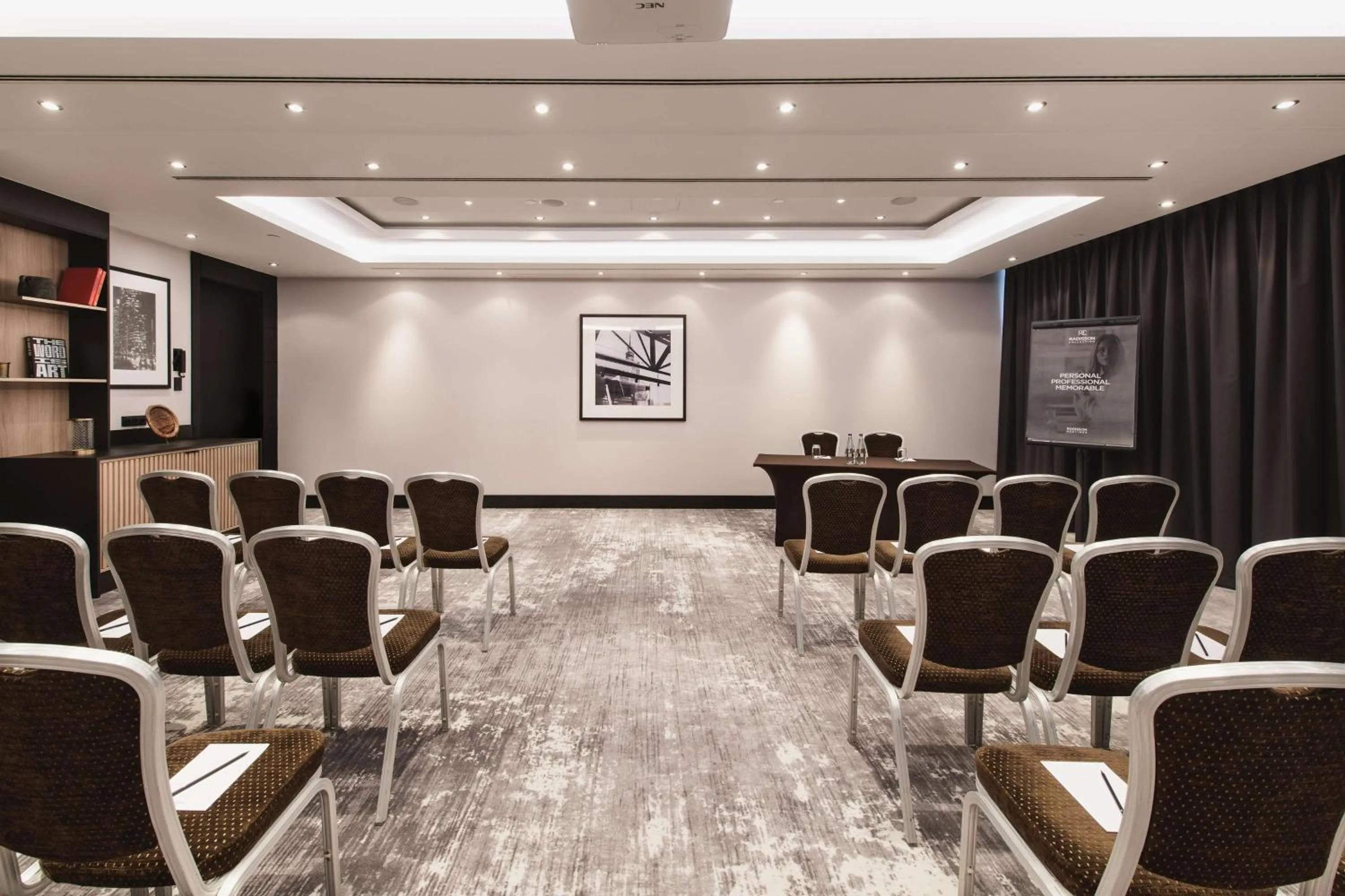 On site in Radisson Collection Hotel, Warsaw