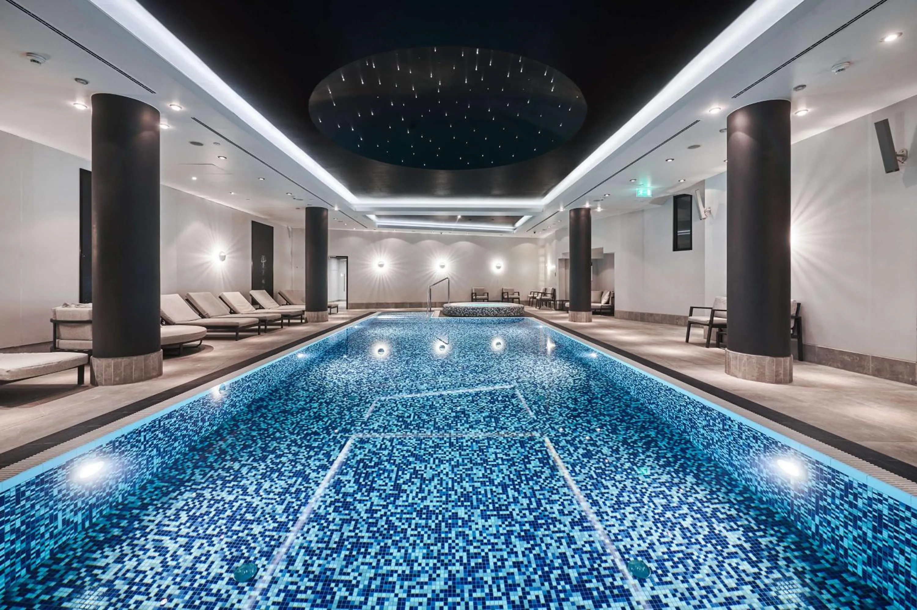 Pool view in Radisson Collection Hotel, Warsaw