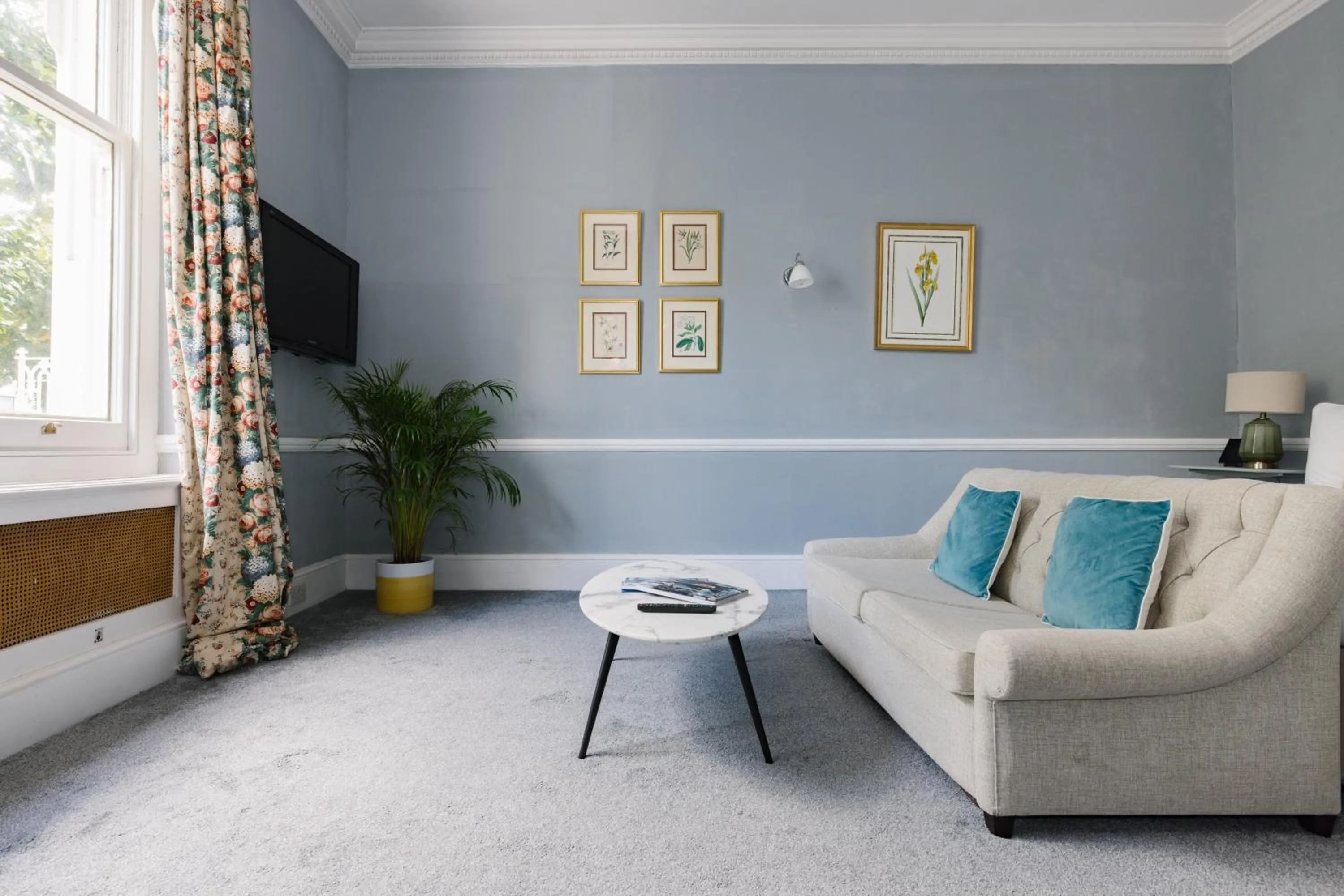 Seating area in The Abbey Notting Hill