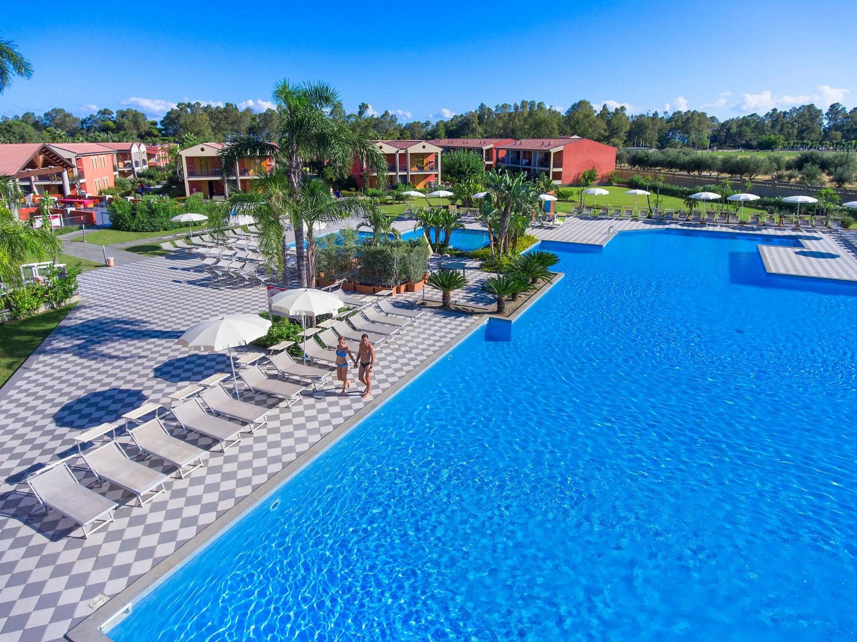 Pool view in VOI Baia di Tindari Resort