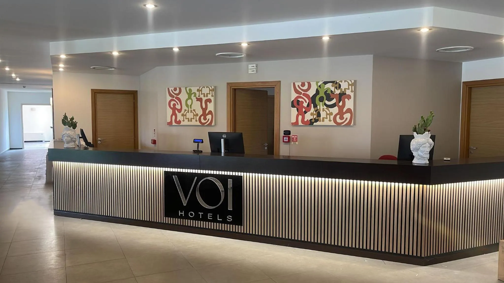 Lobby or reception in VOI Baia di Tindari Resort