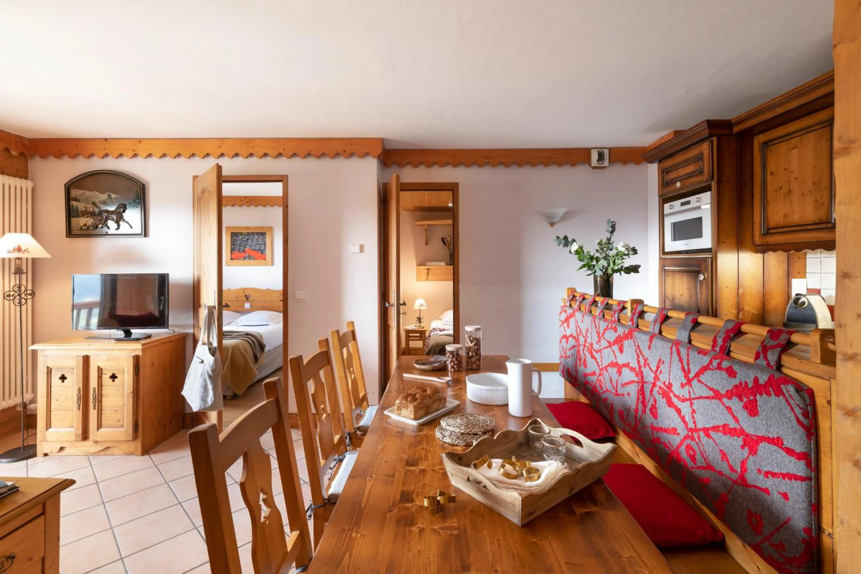 Communal lounge/ TV room in Résidence Pierre & Vacances Premium Le Roselend