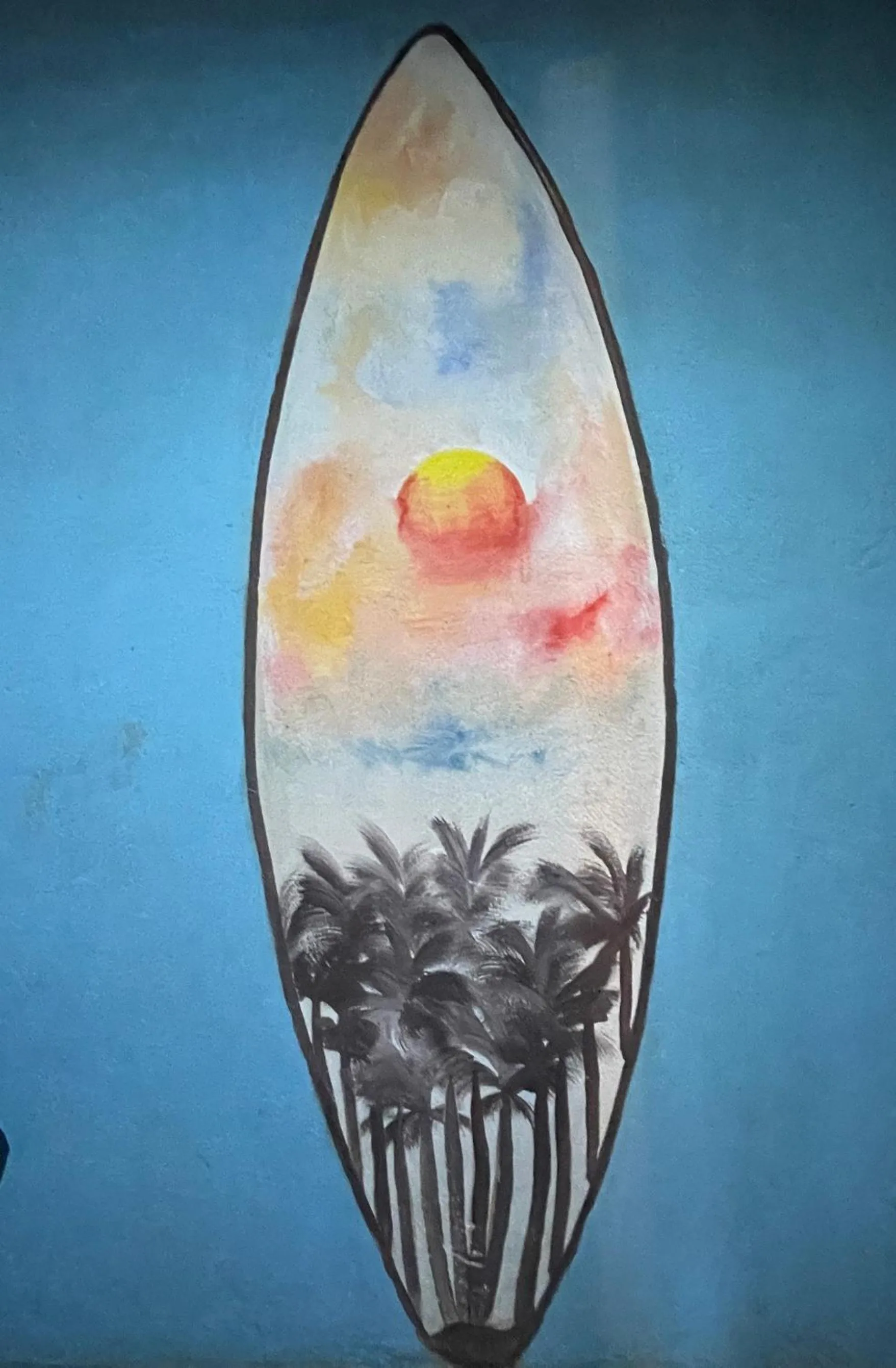 Decorative detail in Johnnys Place Hotel