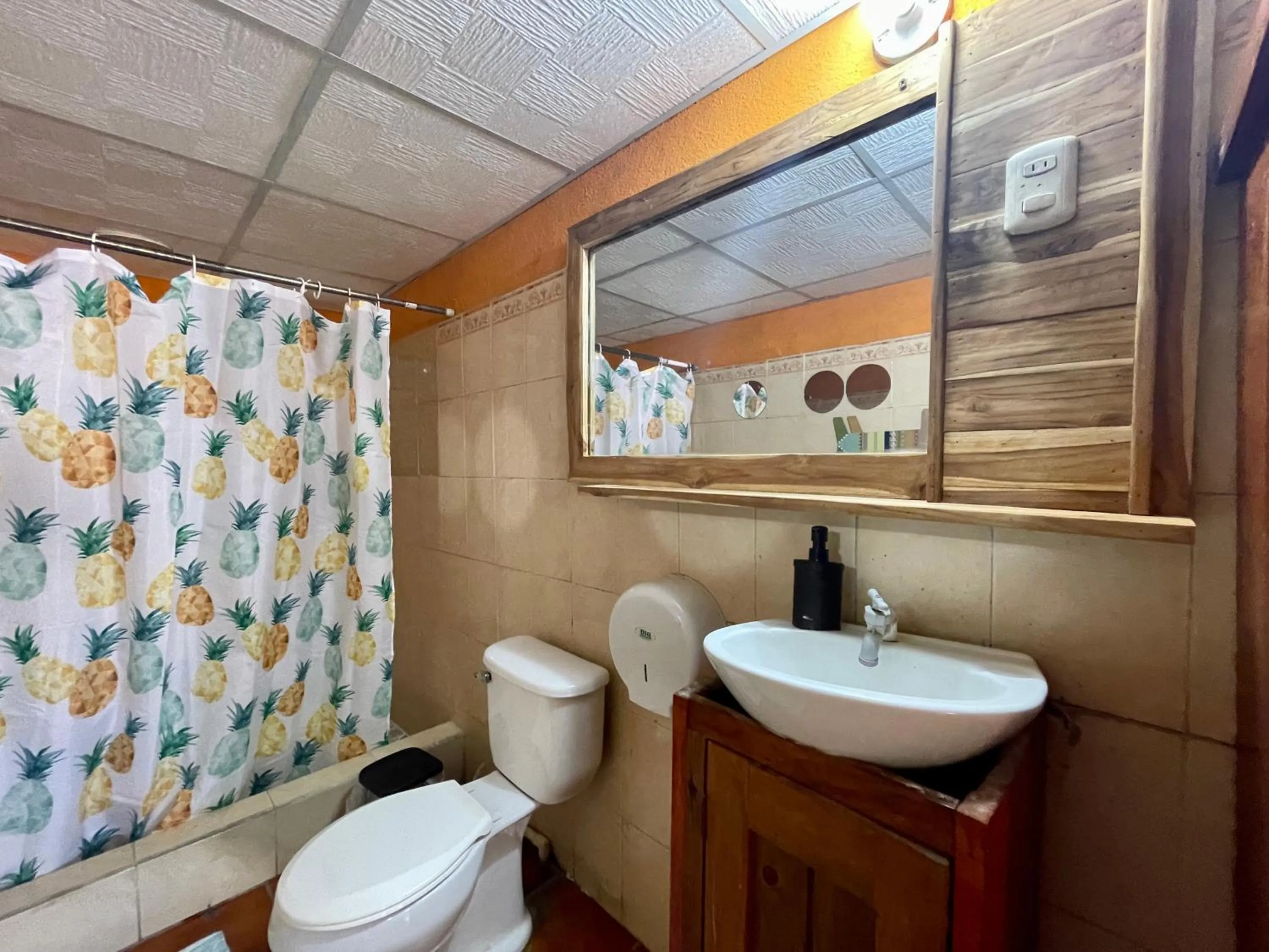 Bathroom in Johnnys Place Hotel