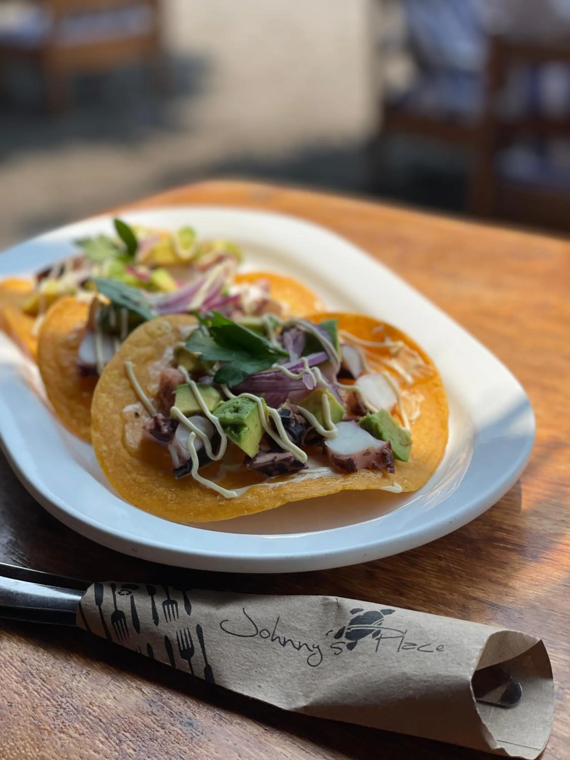Food close-up in Johnnys Place Hotel