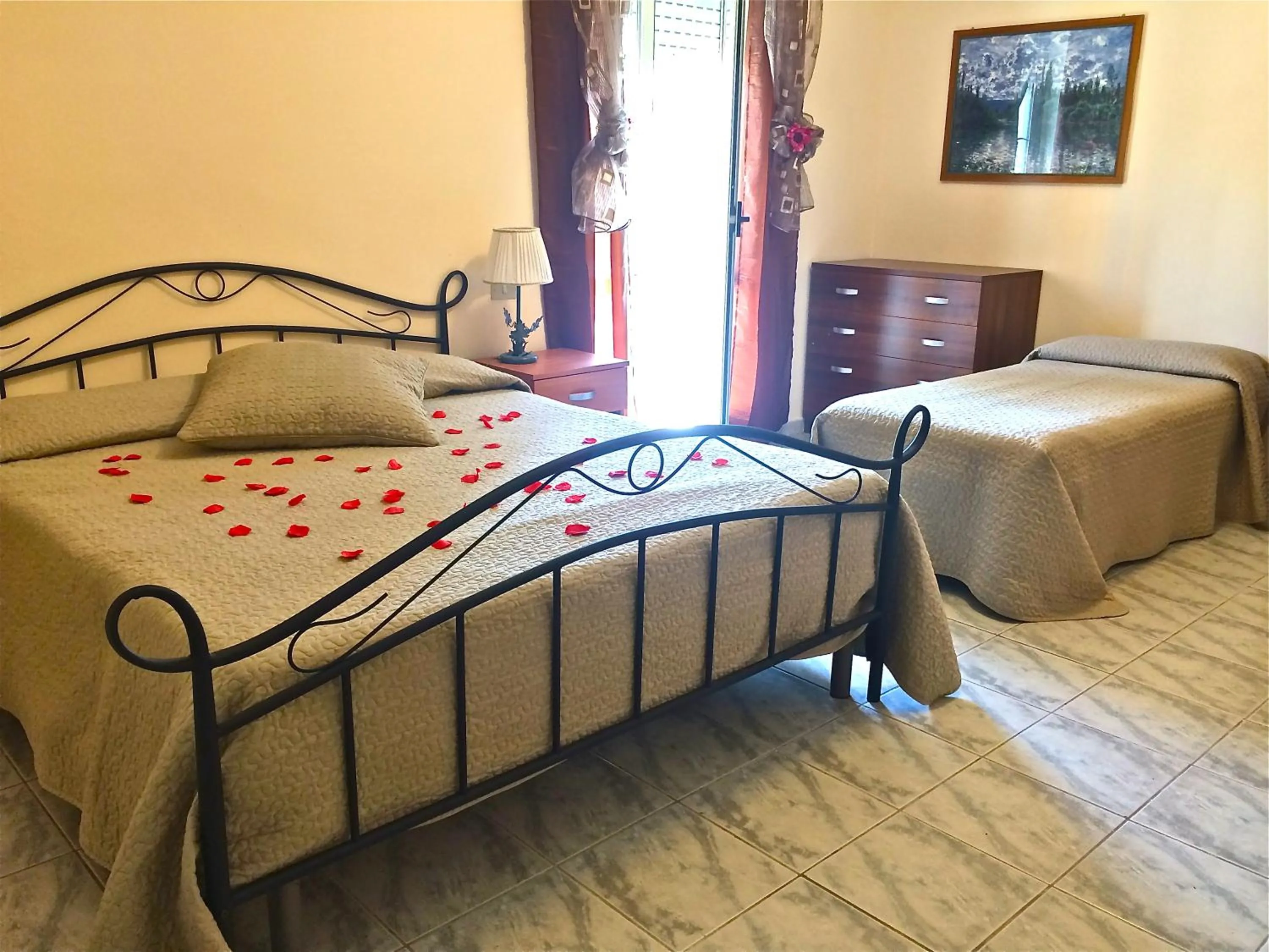 Bed in Park Hotel Paradiso