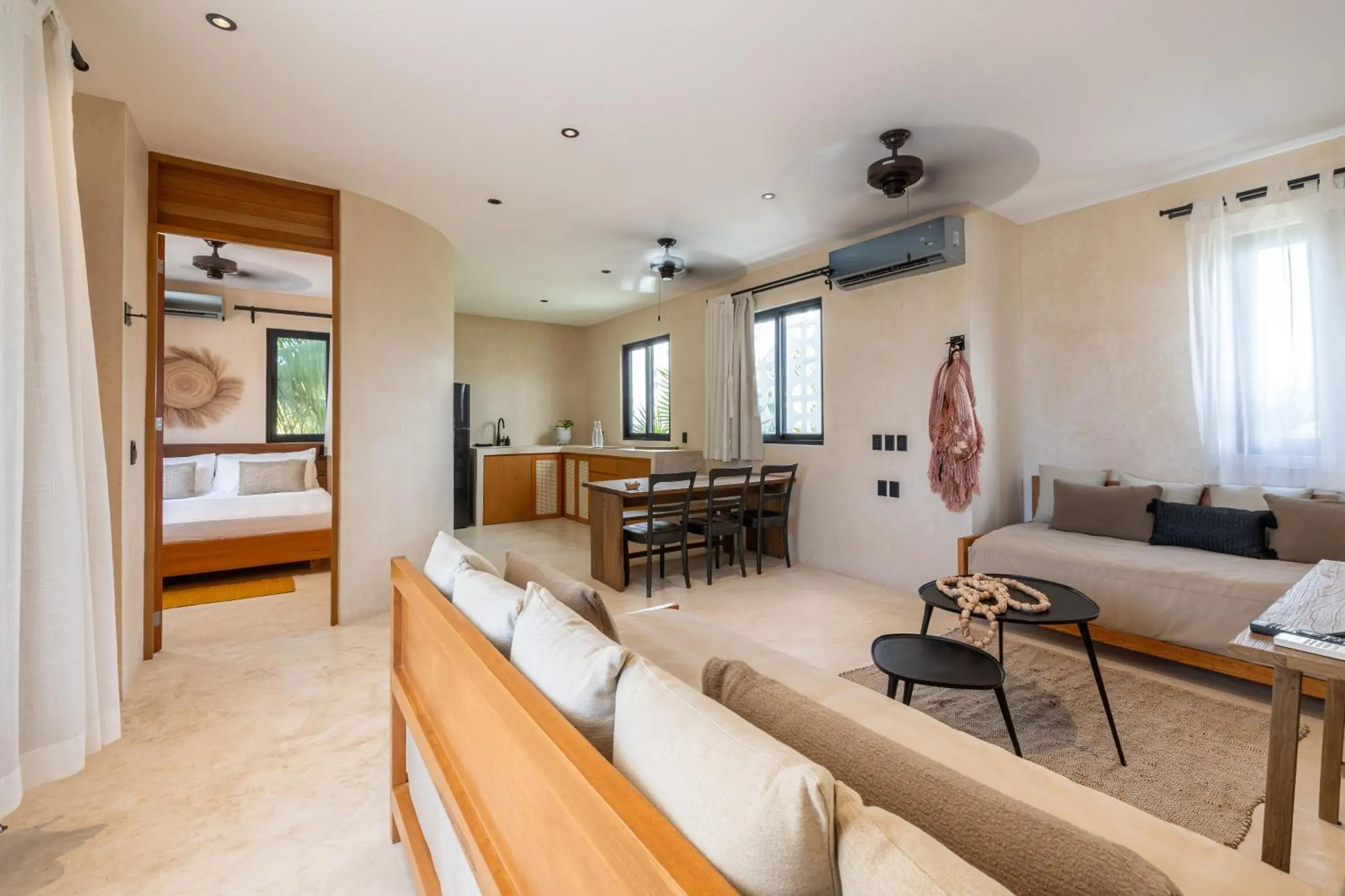 Family Room with Garden View in Cucu Hotel El Cuyo Family Room with Garden View in Cucu Hotel El Cuyo