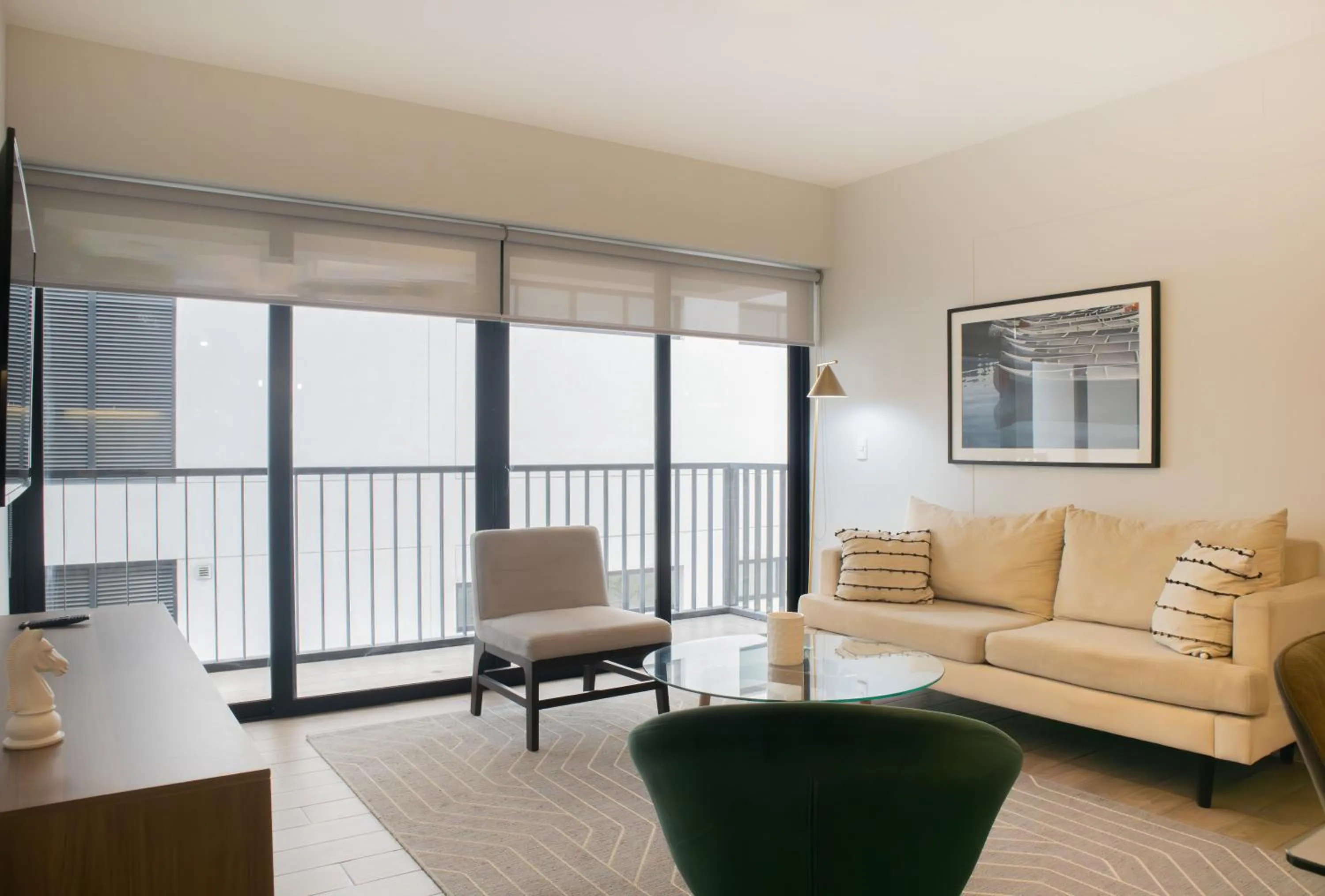 Living room in SoHo by Wynwood House