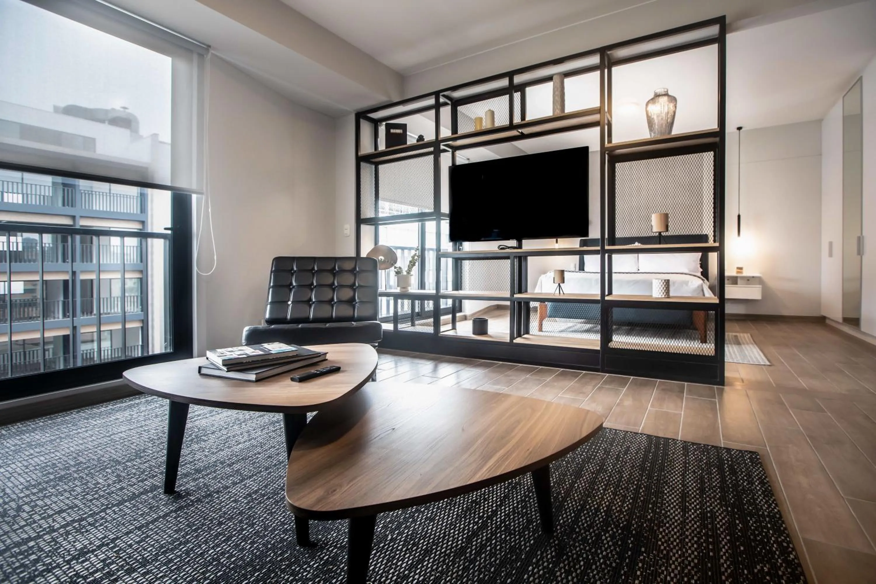 Living room in SoHo by Wynwood House